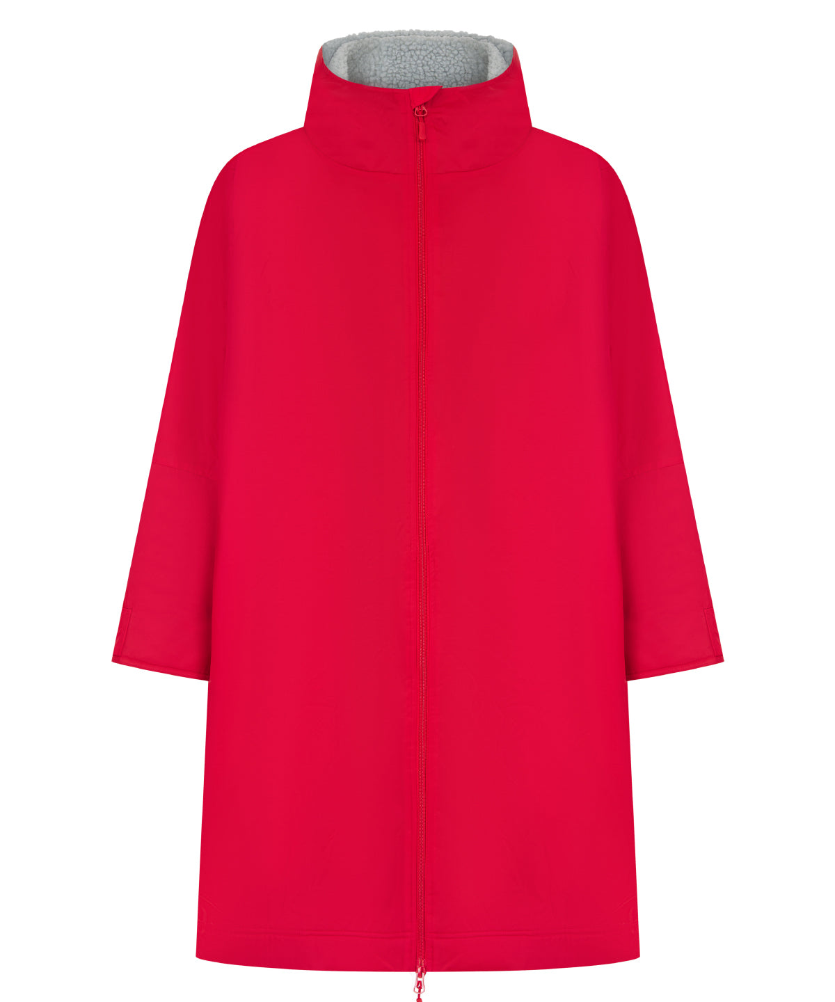 Finden & Hales All-weather robe in Red, front view