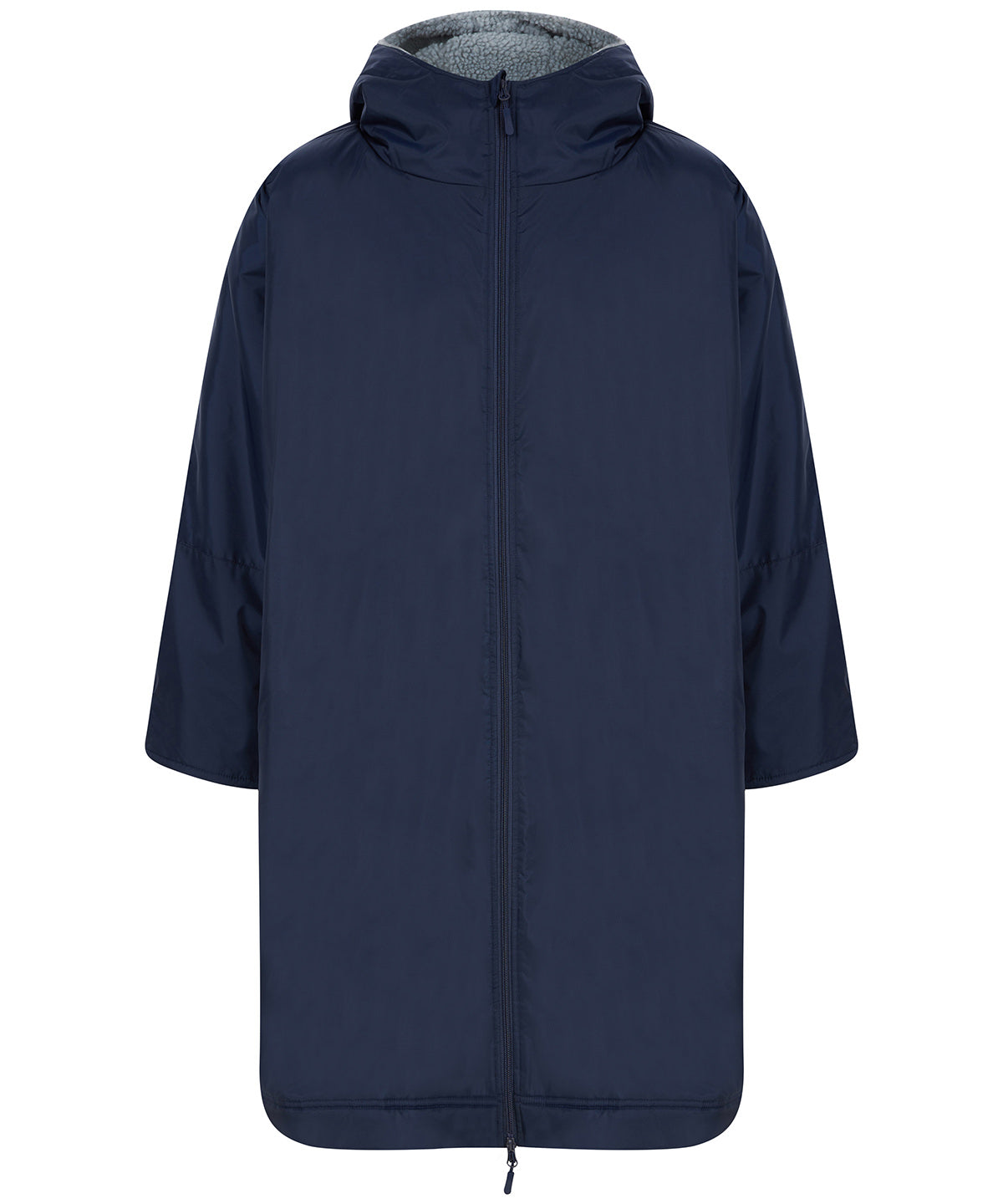 Finden & Hales Kids all-weather robe in Navy, front view