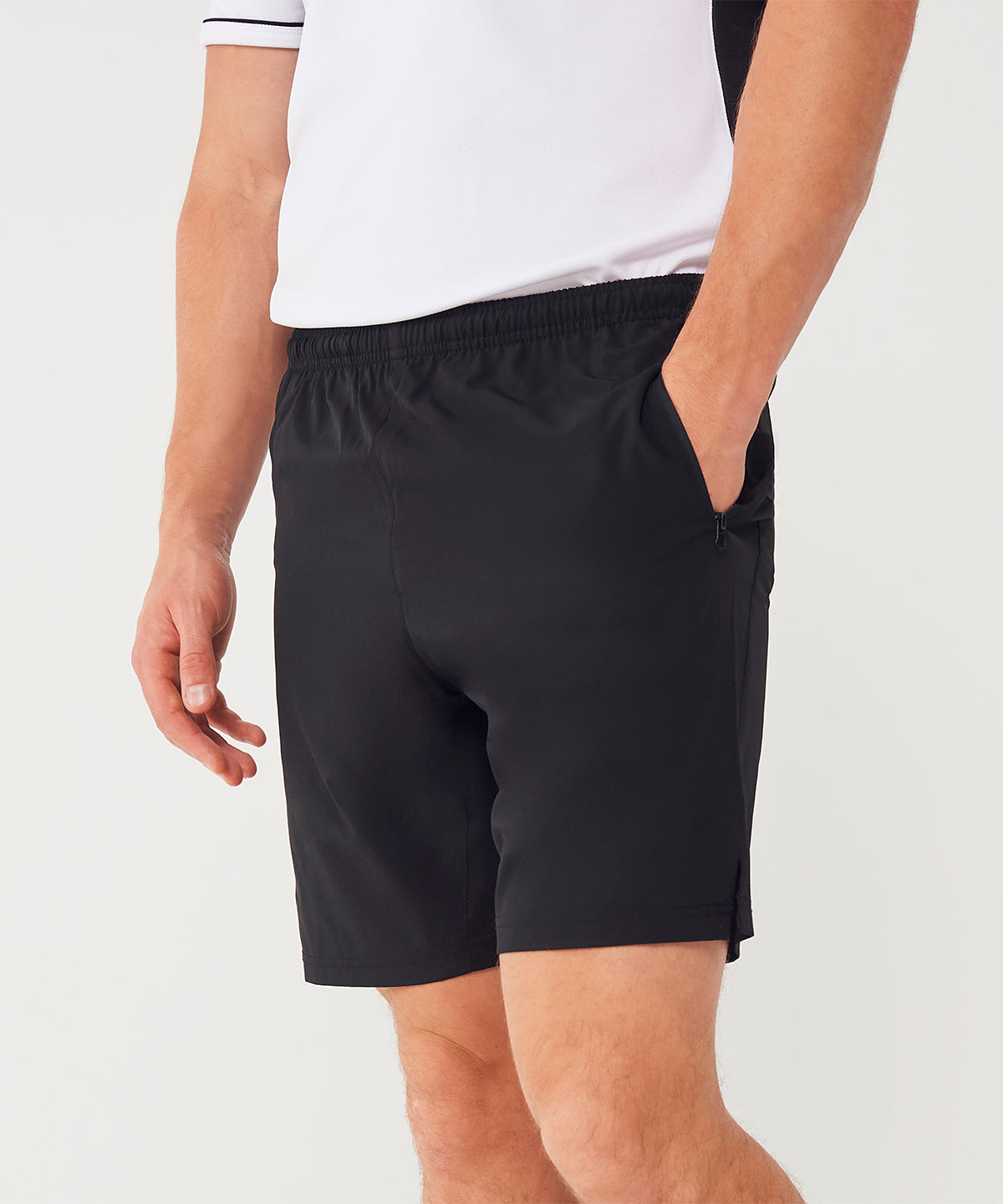 Finden & Hales Pro stretch sports shorts, lifestyle photo