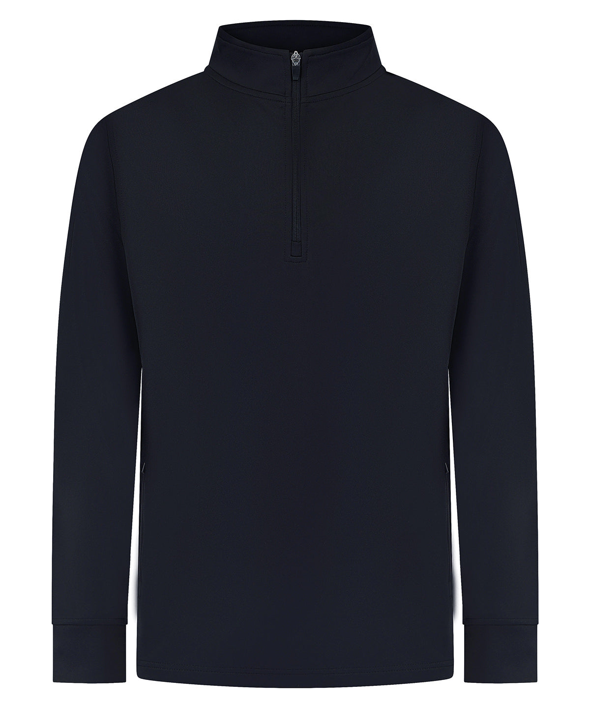 Finden & Hales ¼-Tracksuit top in Navy, front view
