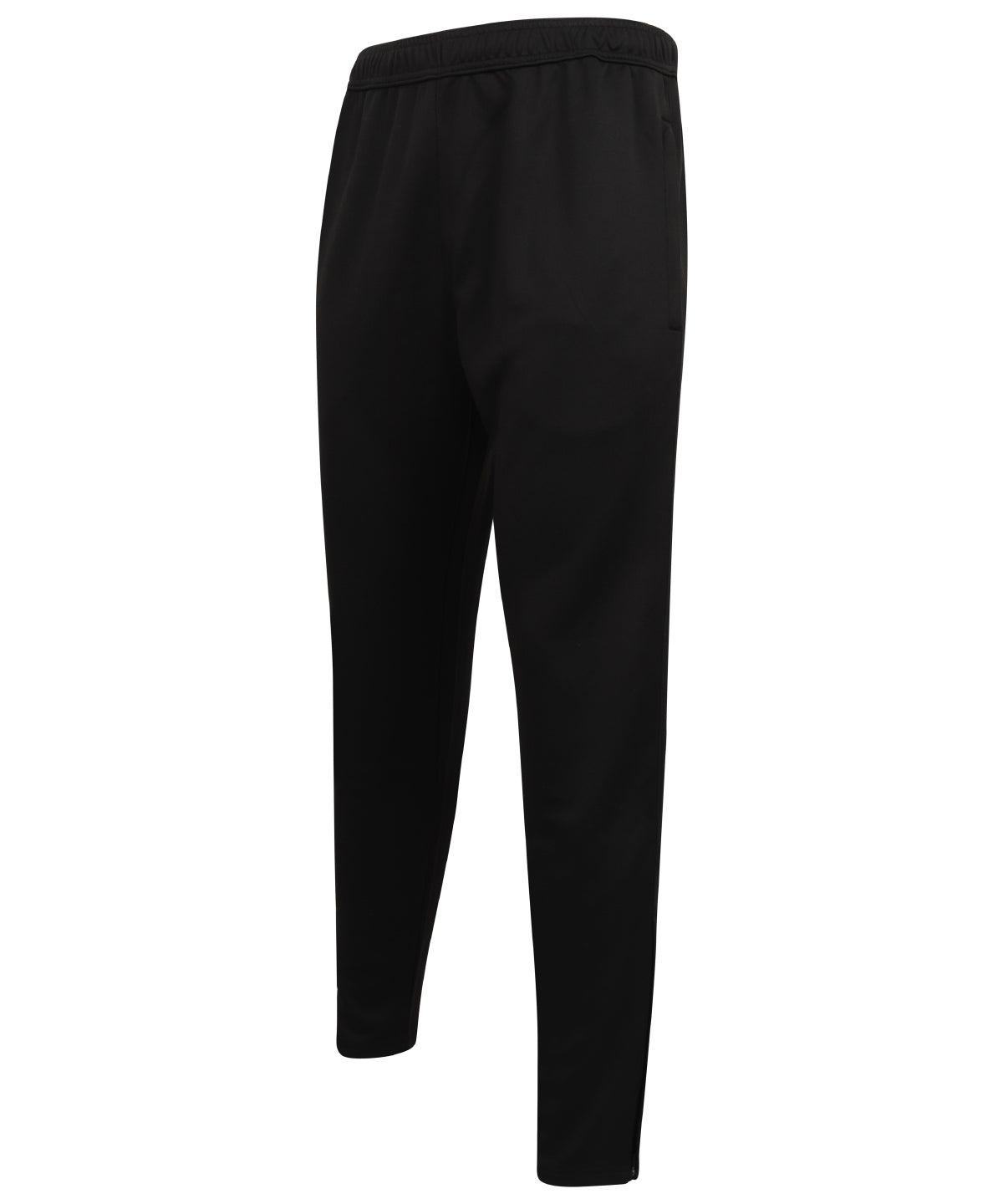 Finden & Hales Knitted tracksuit pants in Black, front view