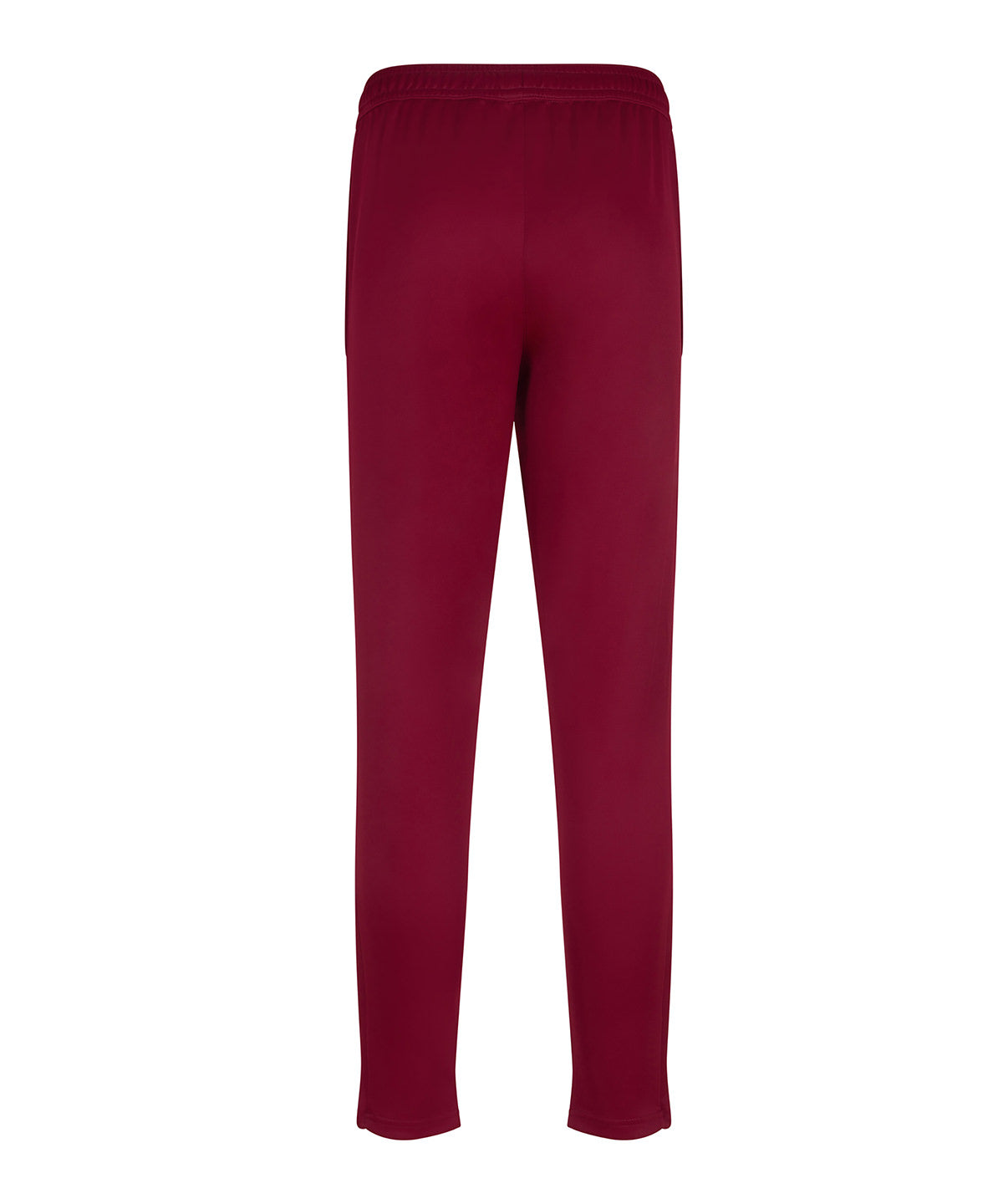 Finden & Hales Knitted tracksuit pants in Burgundy, front view