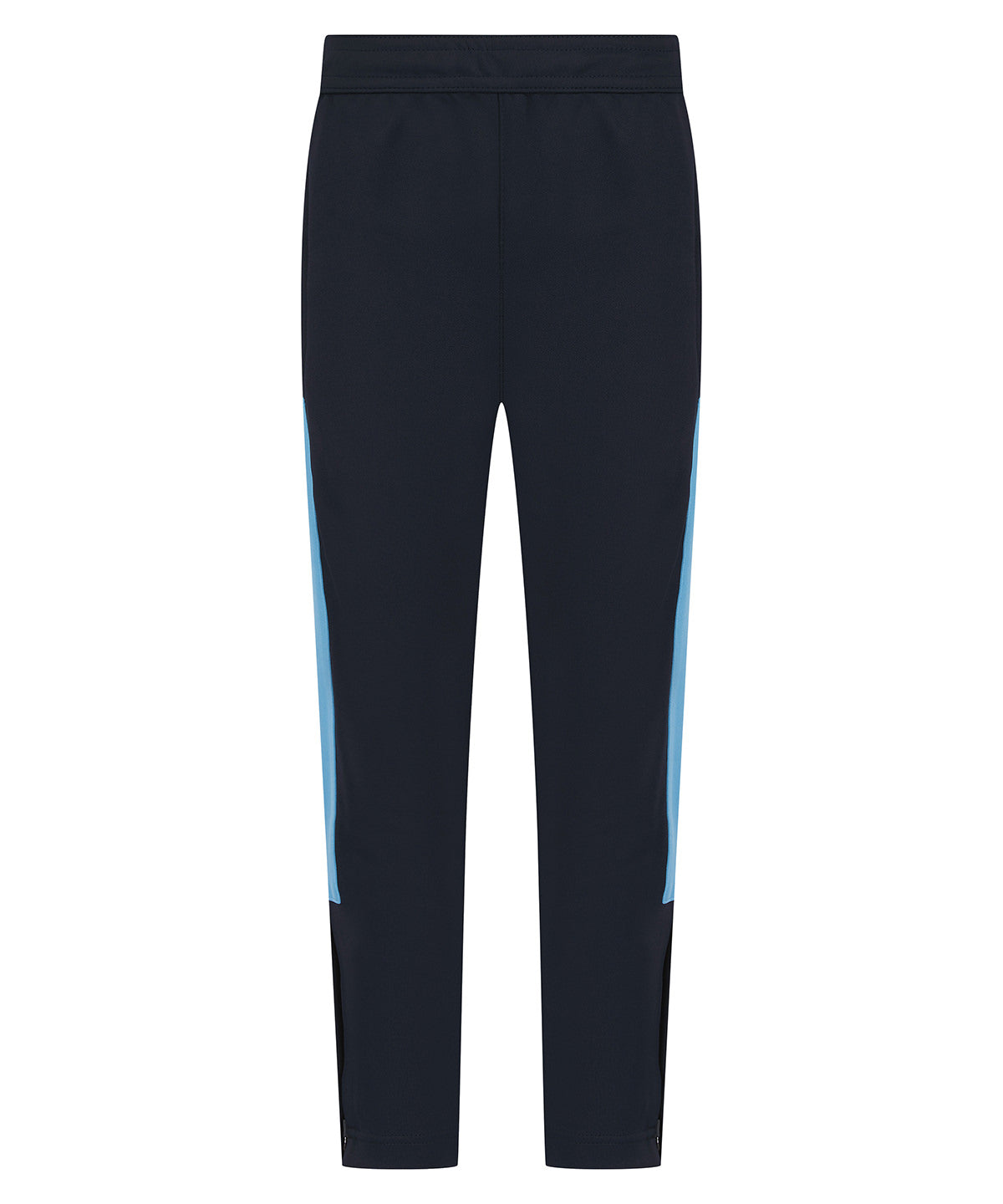 Finden & Hales Kids knitted tracksuit pants in Navy_Sky, front view