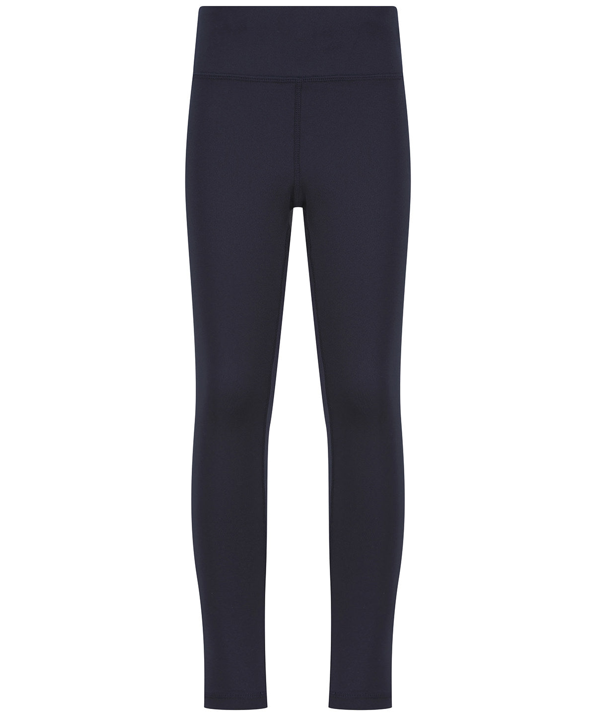 Finden & Hales Kids team leggings in Navy, front view