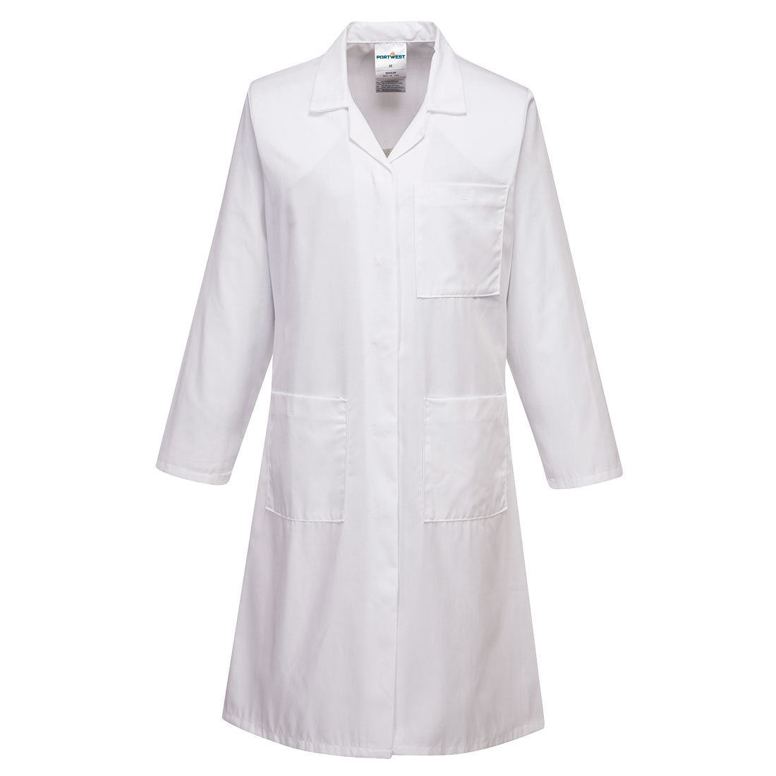 Portwest Women's Standard Coat in White, main product image
