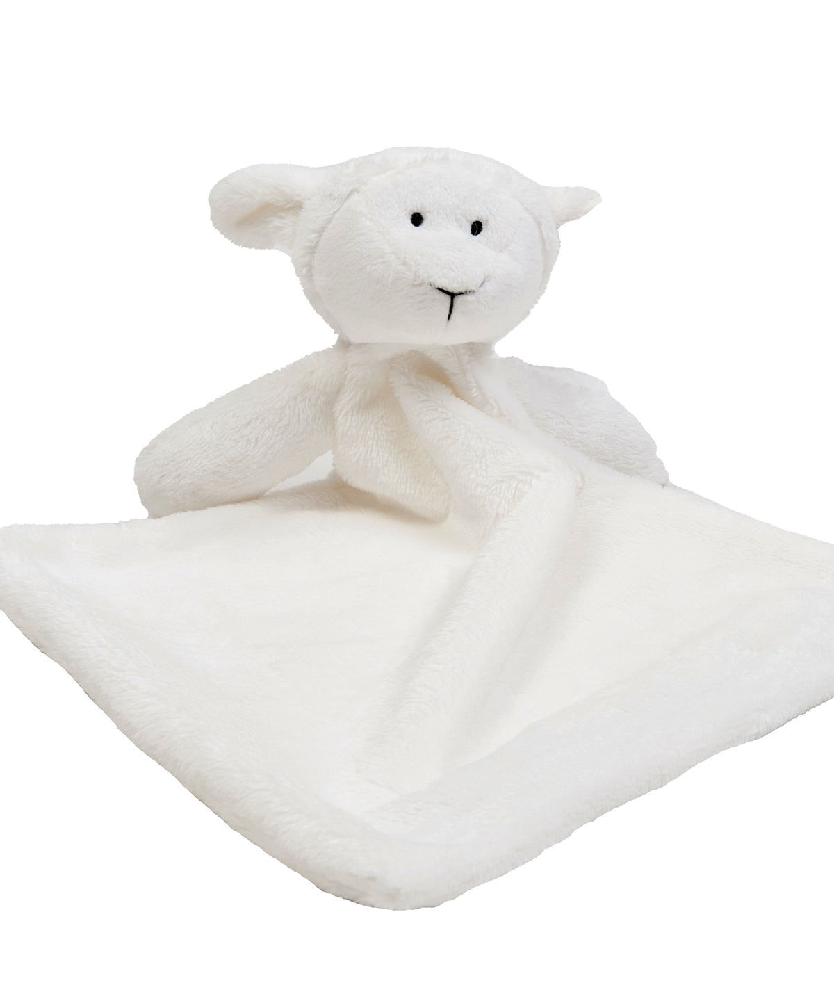 Mumbles Lamb snuggy in Cream, lifestyle photo