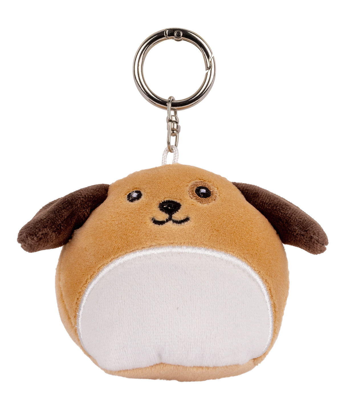 Mumbles Character keyring in Dog Light Brown, front view