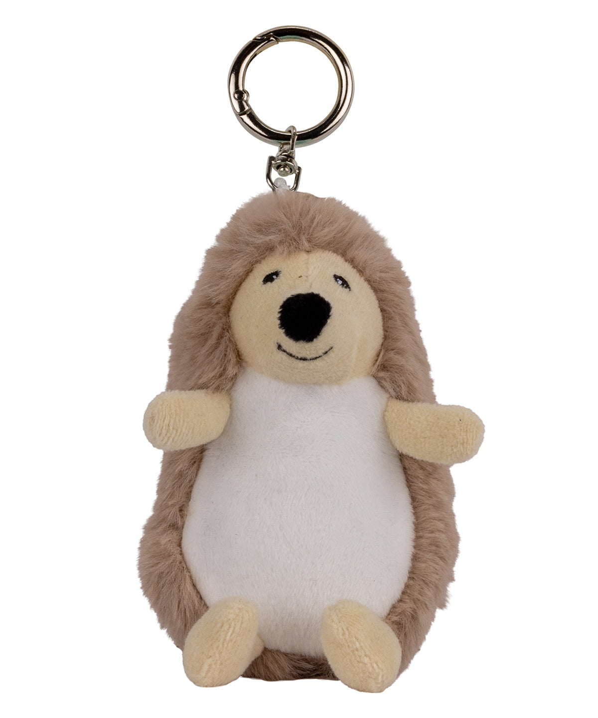 Mumbles Character keyring in Hedgehog Light Brown, front view