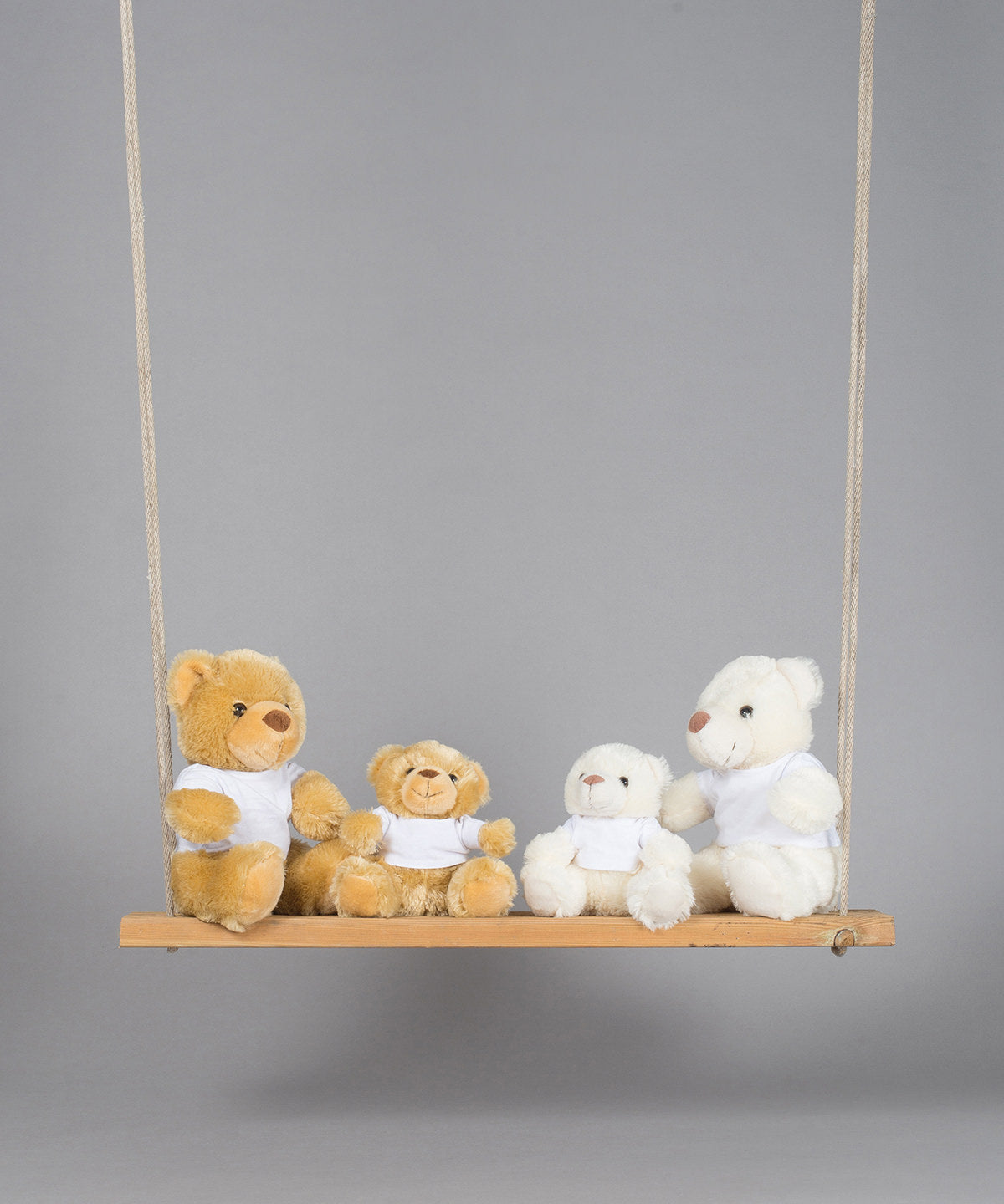 Mumbles Bear in a t-shirt, lifestyle photo