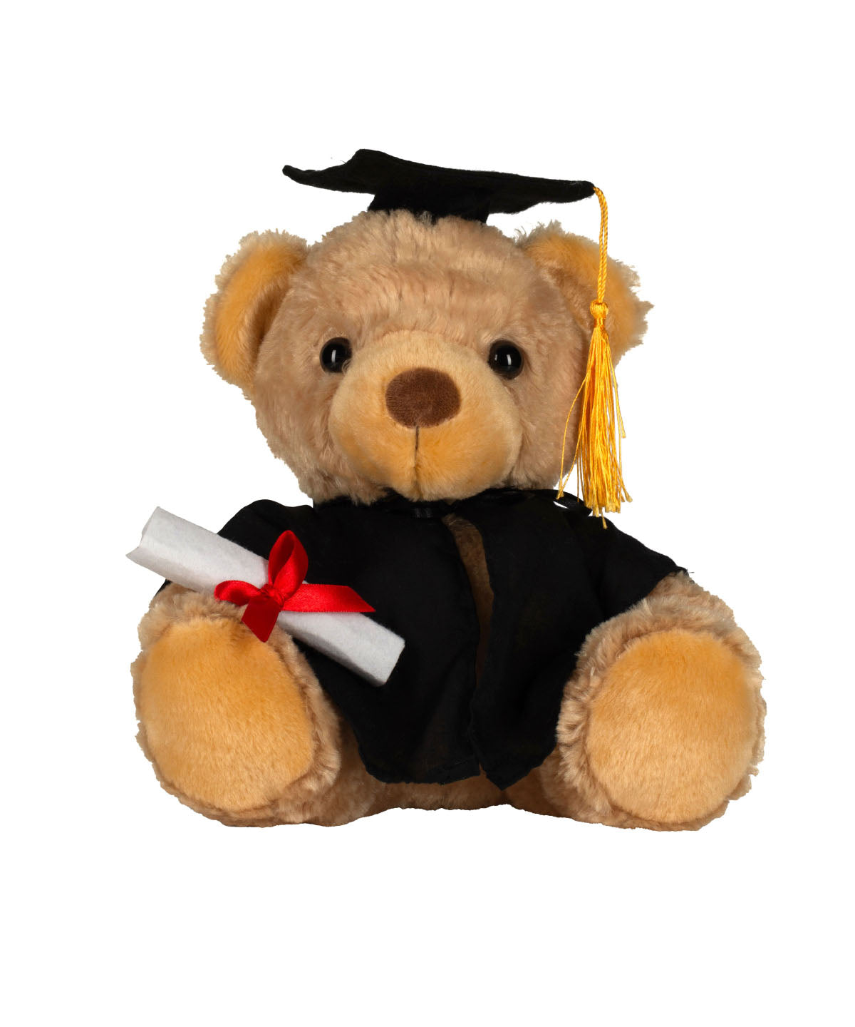 Mumbles Graduation bear in Brown, front view