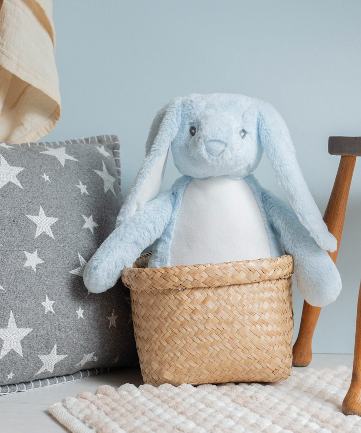 Mumbles Zippie bunny, lifestyle photo