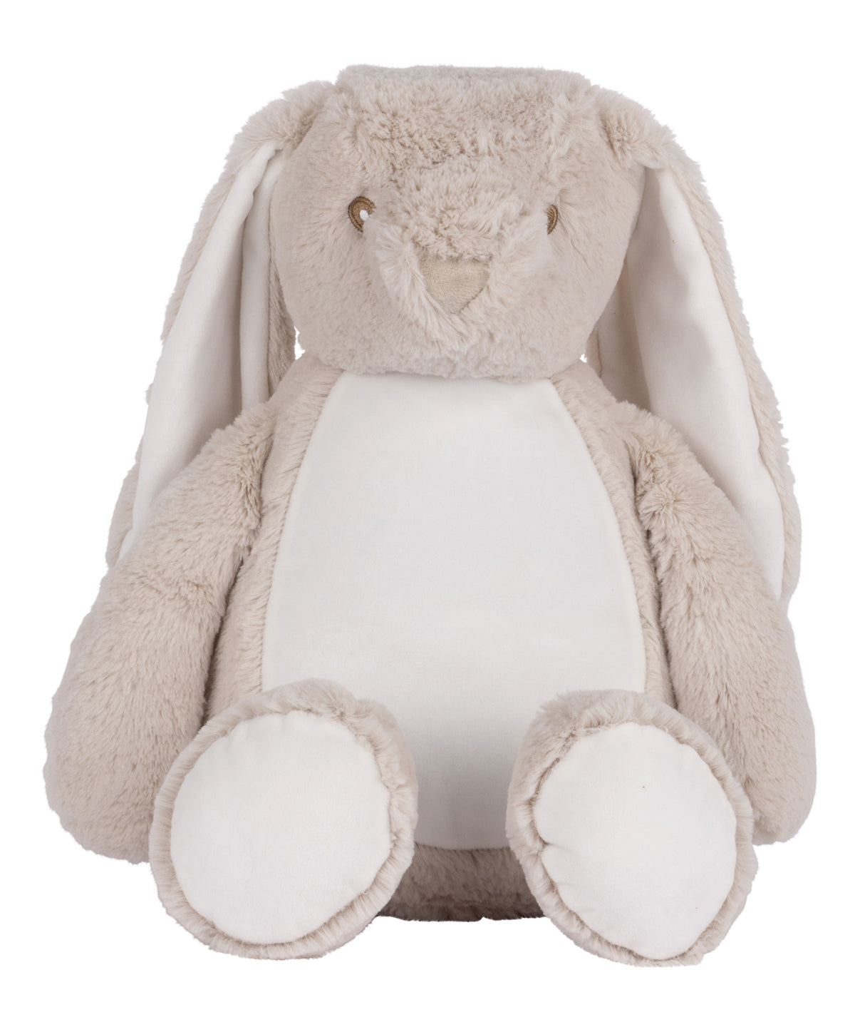 Mumbles Zippie bunny in Light Brown, front view
