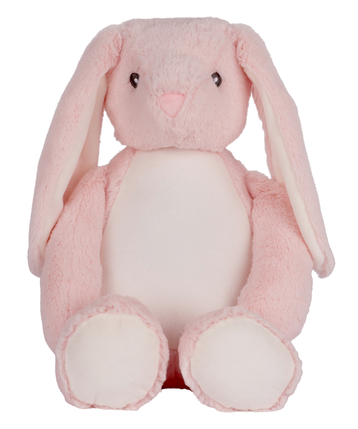 Mumbles Zippie bunny in Pink, front view