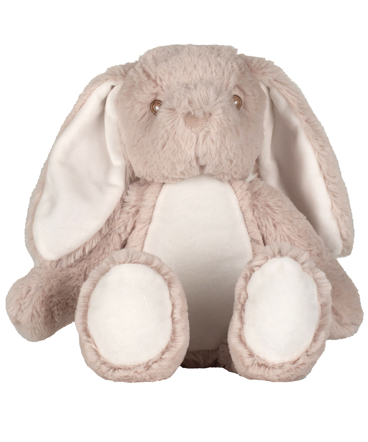 Mumbles Printme mini teddy in Bunny Light Brown, front view