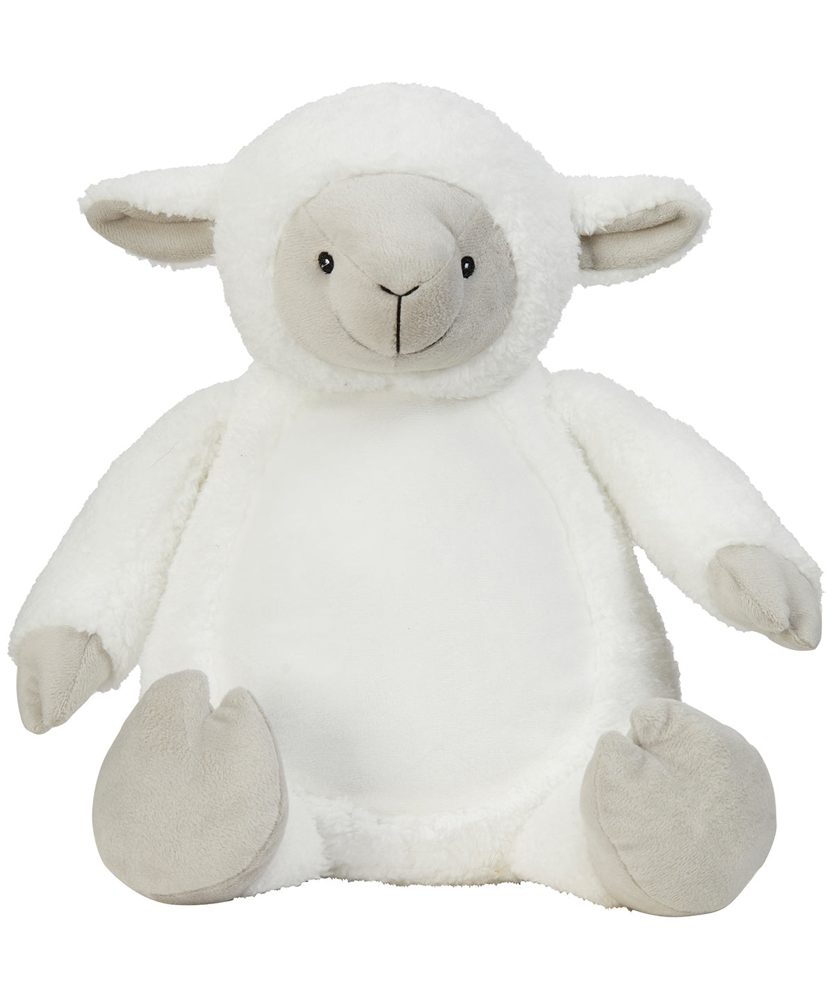 Mumbles Zippie Lamb in Cream, front view