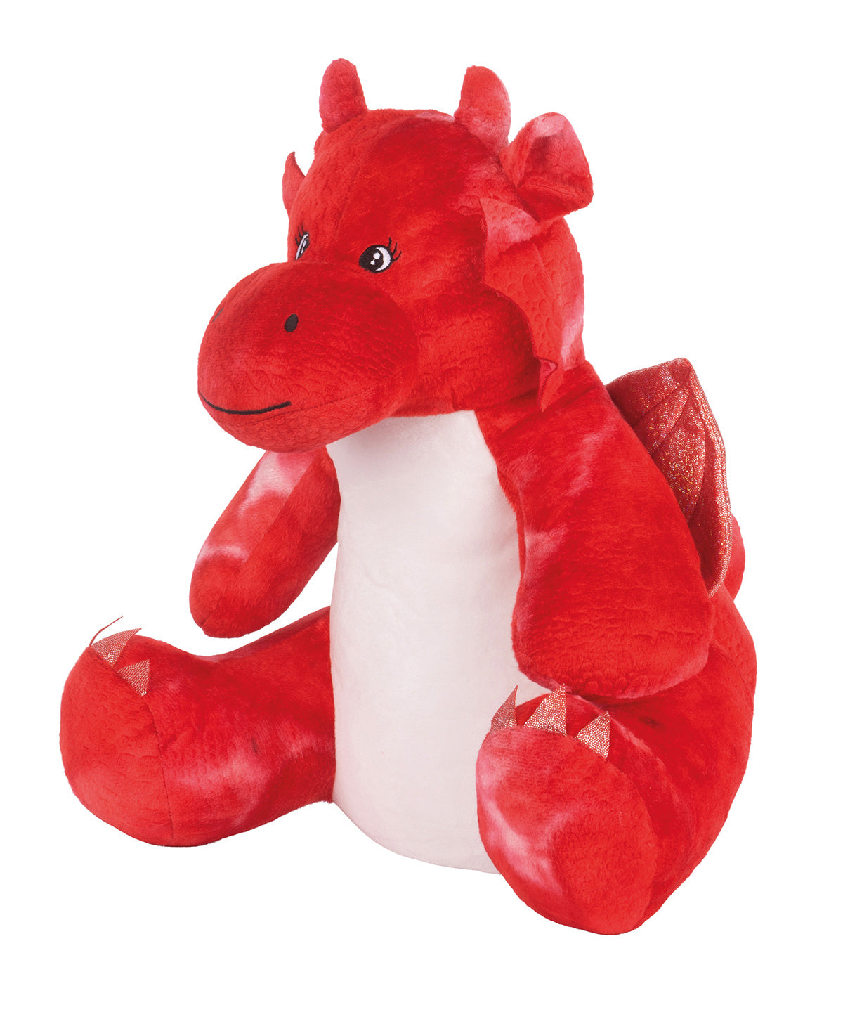 Mumbles Zippie red dragon, lifestyle photo