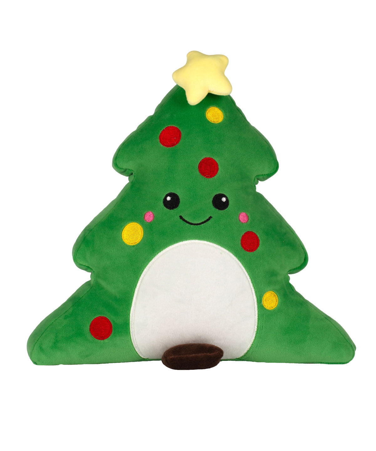 Mumbles Squidgy’s by in Green Christmas Tree, front view