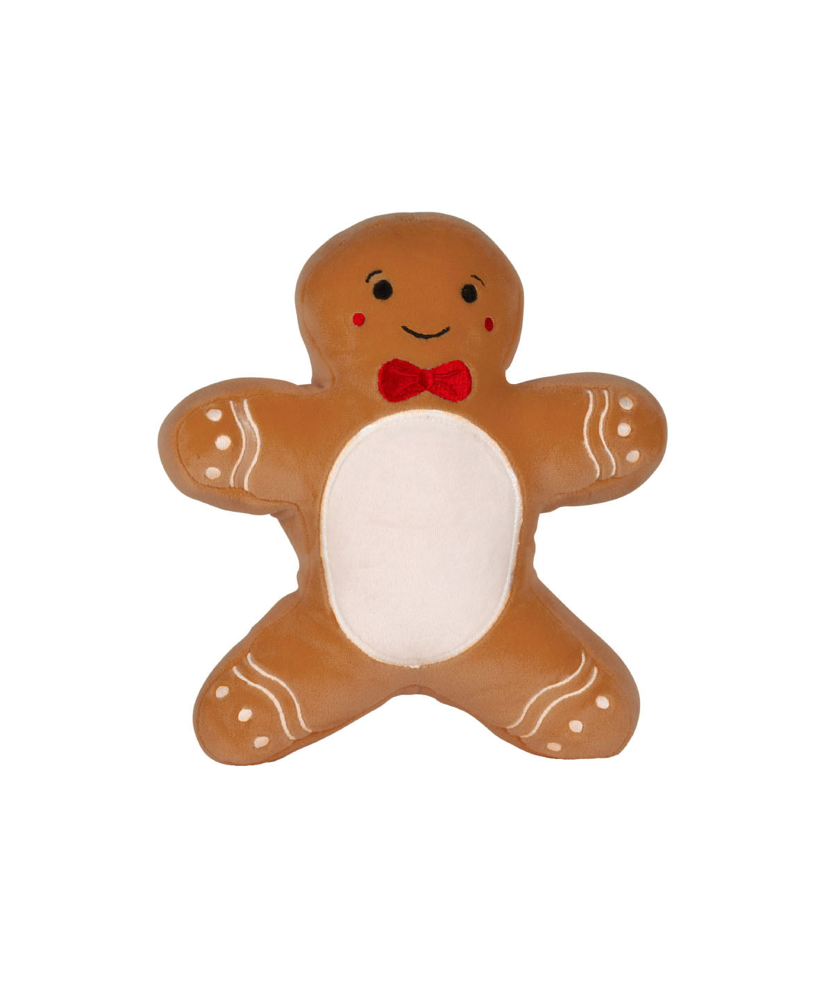 Mumbles SquidgeMe in Light Brown Gingerbread Man, front view