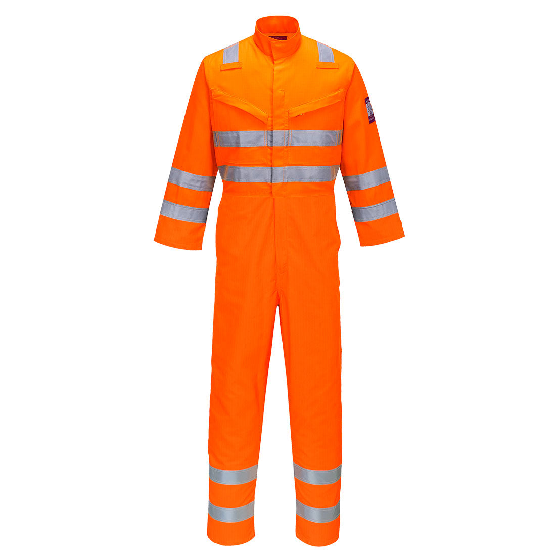 Portwest Modaflame Work HVO Multi-Norm FR Coverall in Orange, main product image