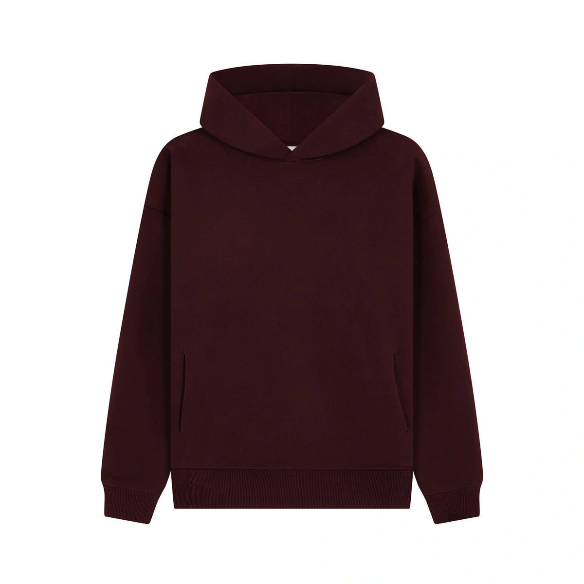 Cotton Ridge W76 Gemini Oversized Hoodie in Maroon