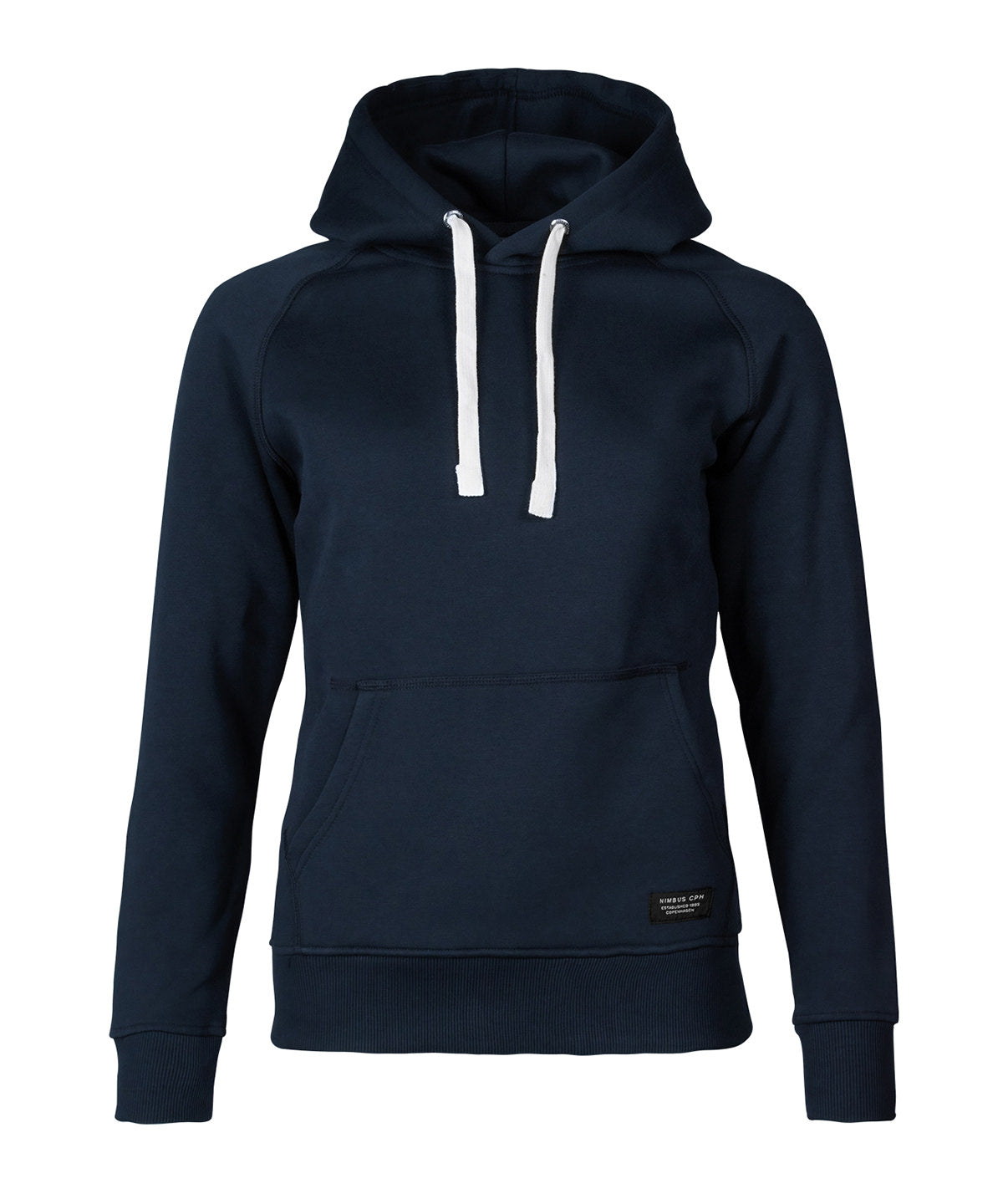 Nimbus Women’s Brownsville – fashionable hooded sweatshirt in Navy, front view