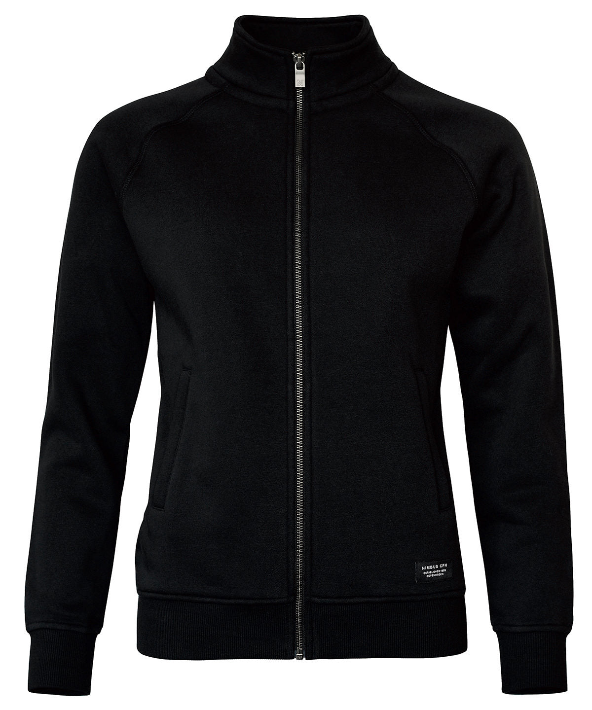 Nimbus Women’s Cambridge – fashionable trainer in Black, front view