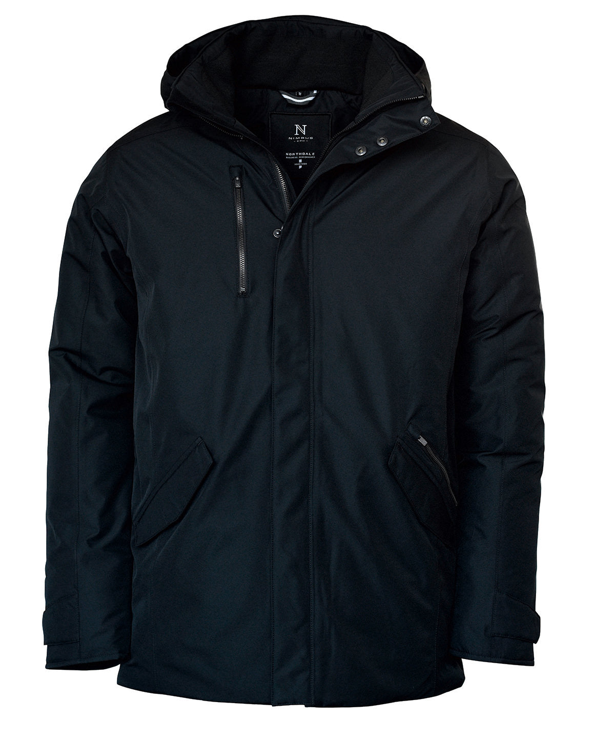 Nimbus Northdale – fashionable winter jacket in Black, front view