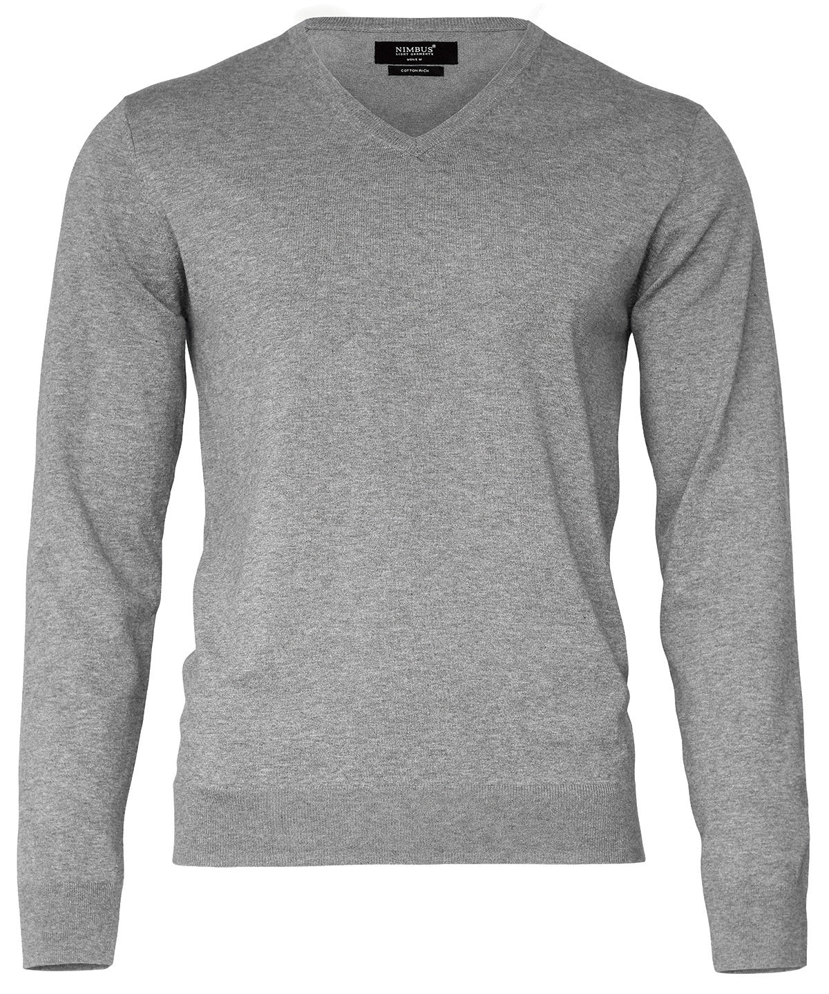 Nimbus Brighton – elegant v-neck knit in Grey, front view