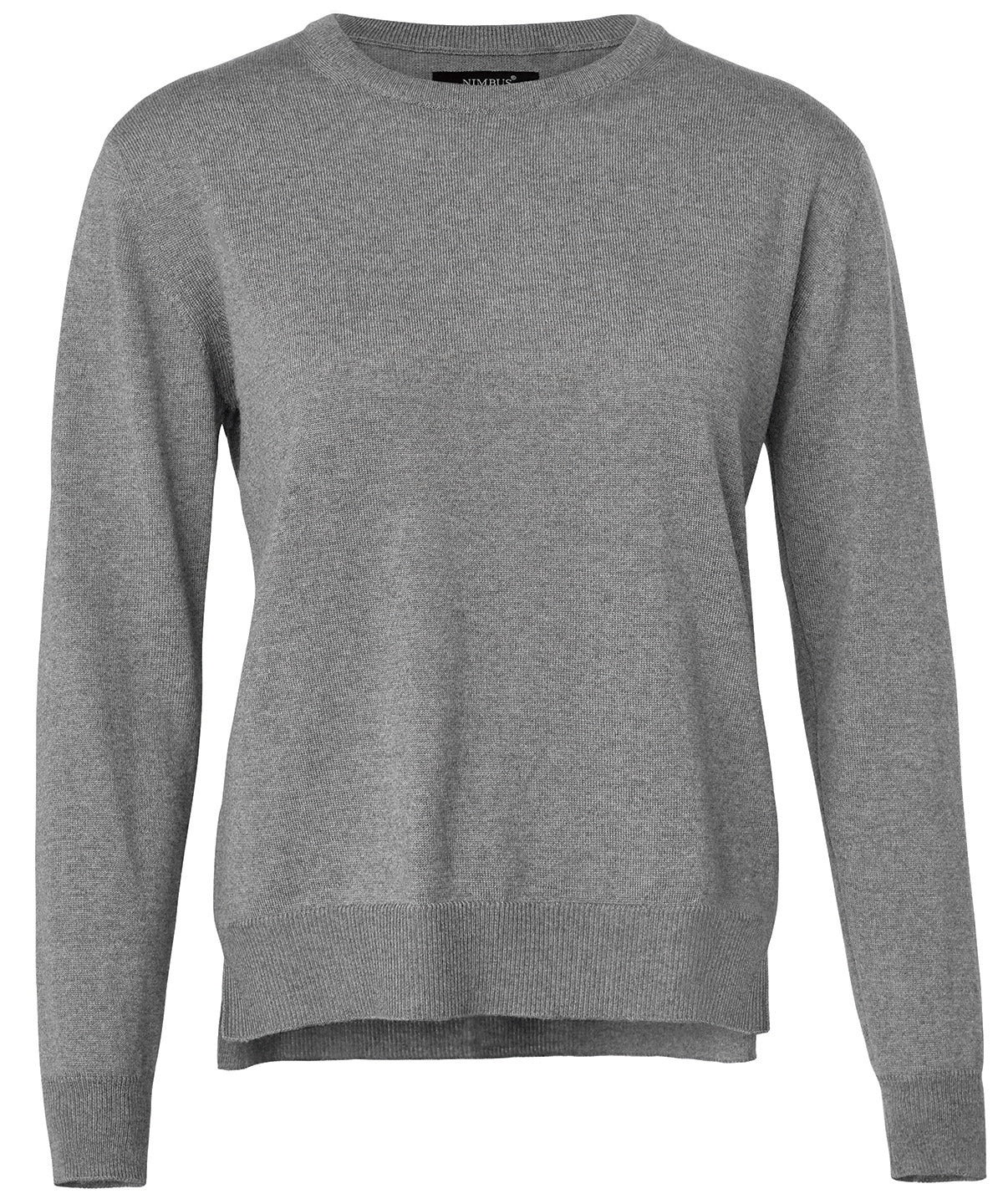 Nimbus Women’s Beaufort – extra fine Cashwool merino knit in Grey, front view