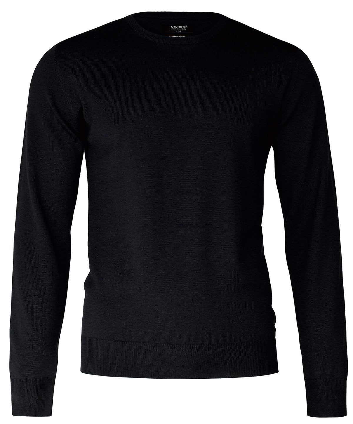Nimbus Beaufort – extra fine Cashwool merino knit in Black, front view