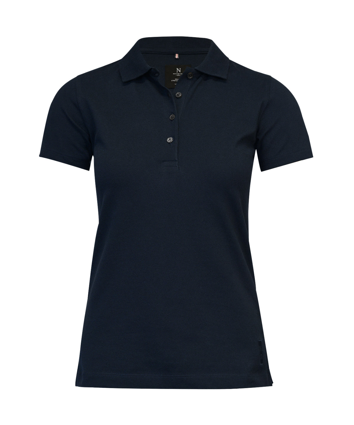 Nimbus Women’s Harvard classic – stretch deluxe polo in Dark Navy, front view