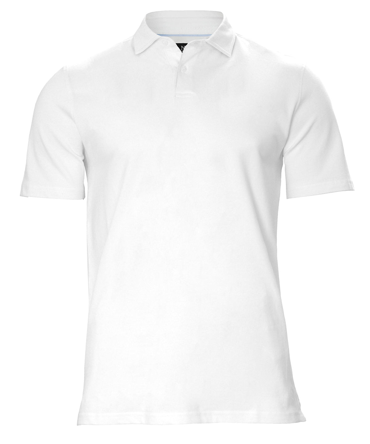 Nimbus Princeton - Stretch deluxe cutaway polo in White, front view