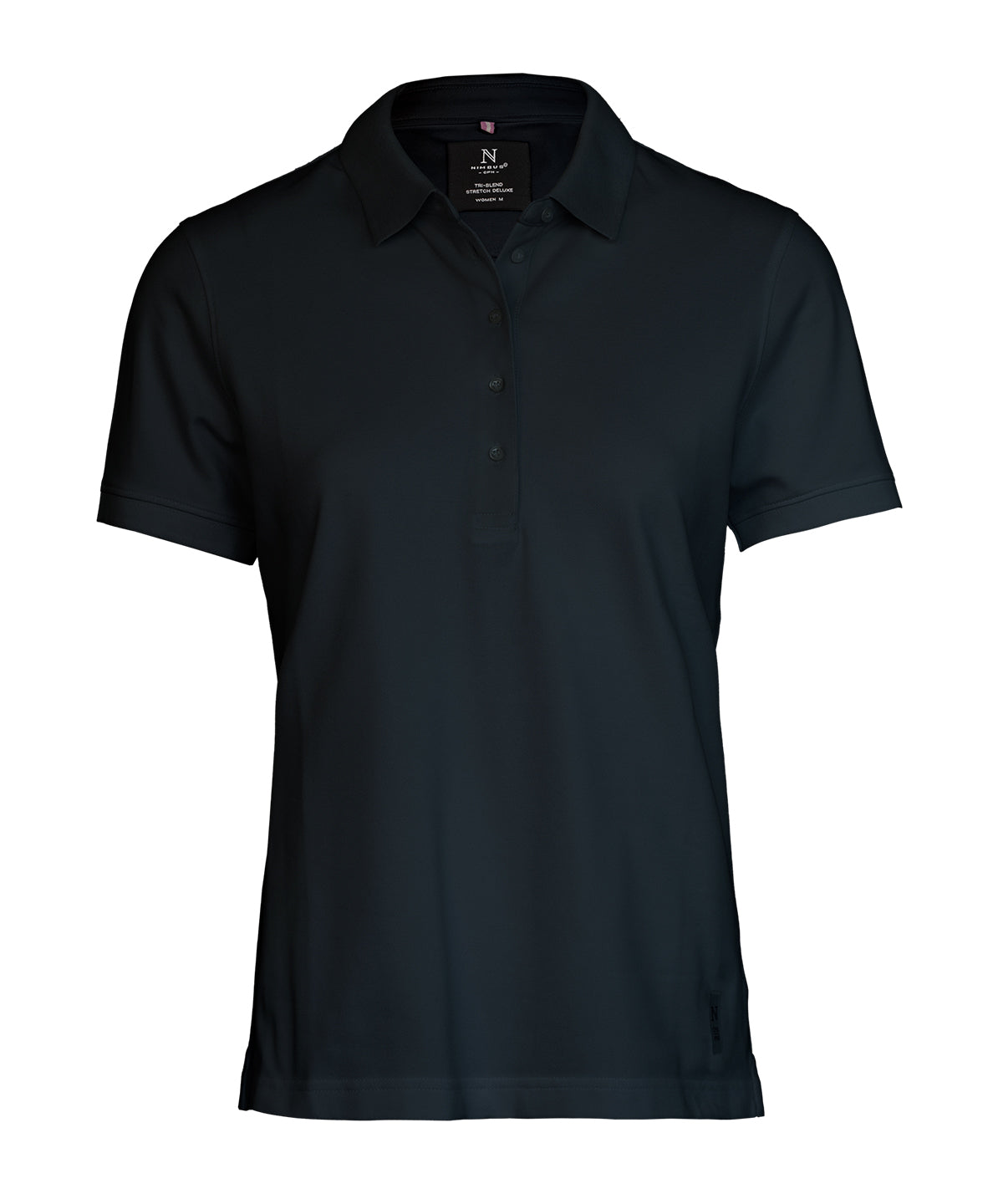 Nimbus Women’s Altavista – tri-blend deluxe polo in Dark Navy, front view