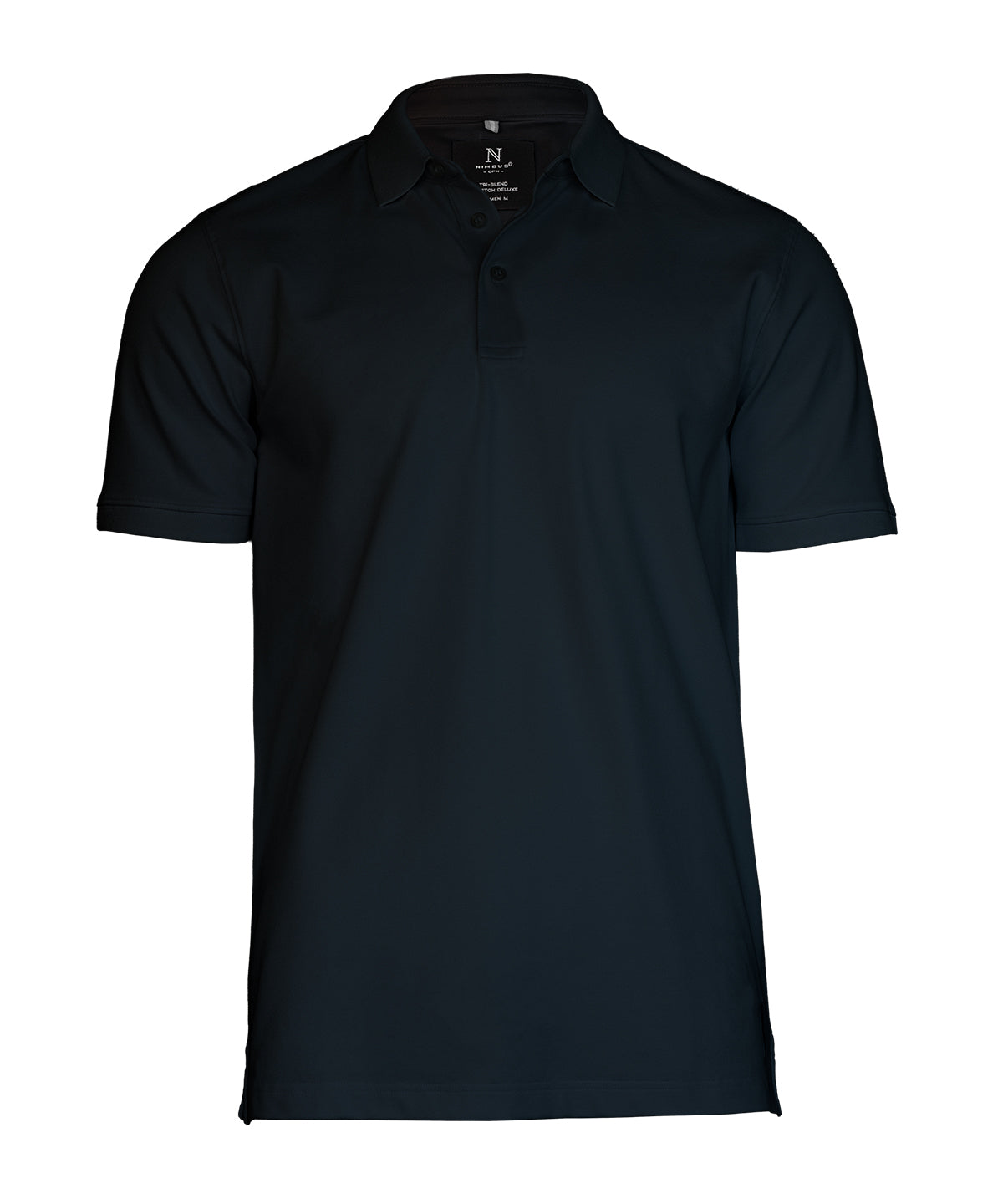 Nimbus Altavista – tri-blend deluxe polo in Dark Navy, front view