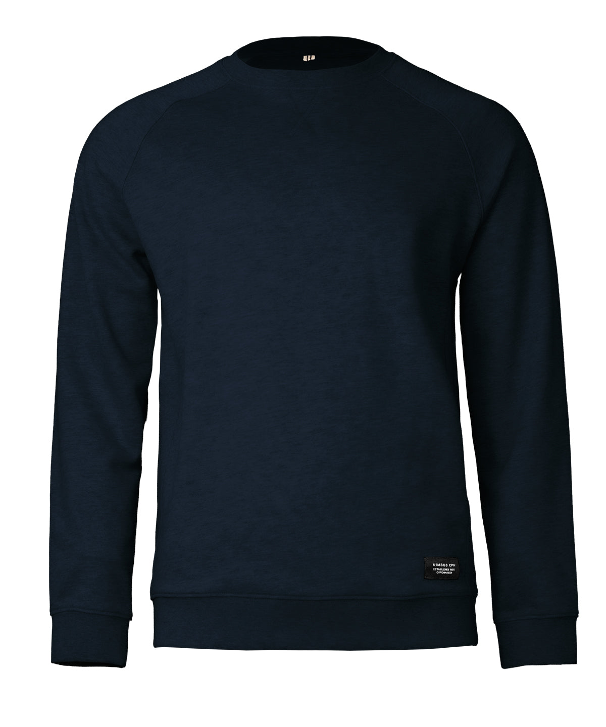 Nimbus Georgetown – timeless luxury crewneck in Dark Navy, front view