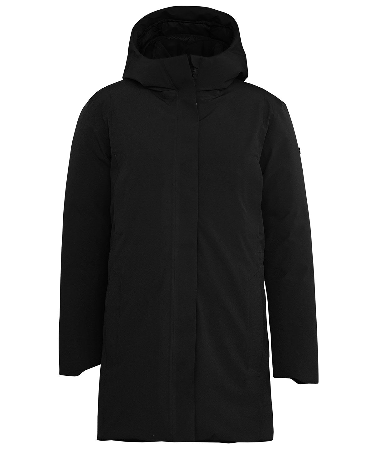 Nimbus Women’s Evermont – modern performance parka in Black, front view