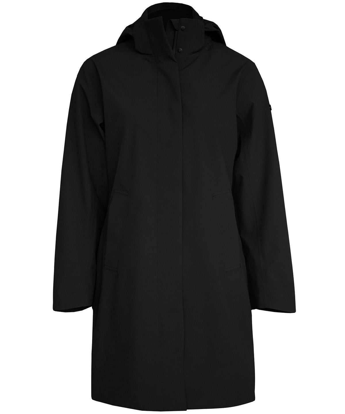 Nimbus Women’s Eldridge – stylish ¾-length car coat in Black, front view