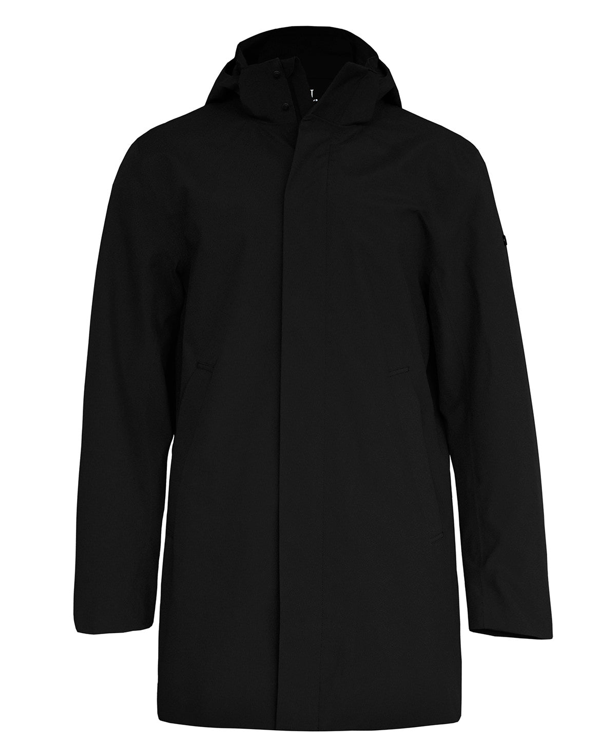 Nimbus Eldridge – stylish ¾-length car coat in Black, front view
