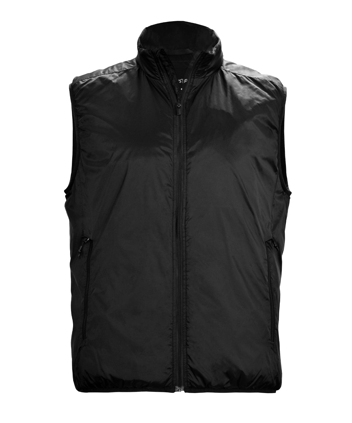 Nimbus Jasper ultra-lightweight unisex vest in Black, front view