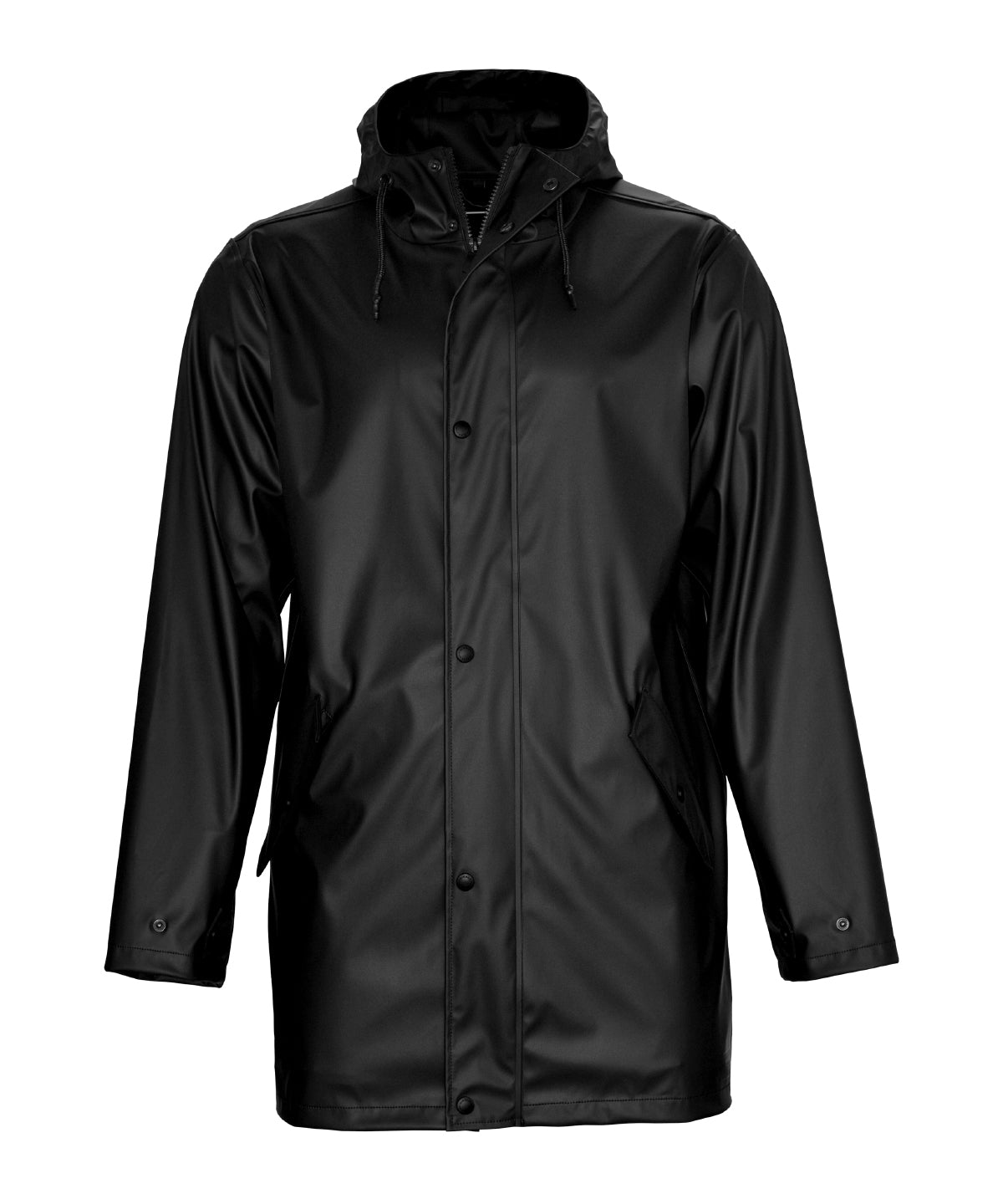 Nimbus York unisex raincoat in Black, front view