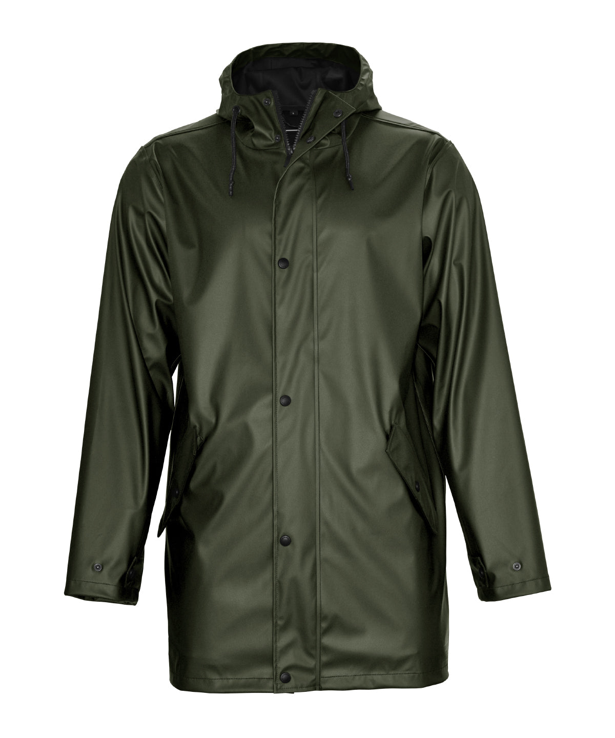Nimbus York unisex raincoat in Olive, front view