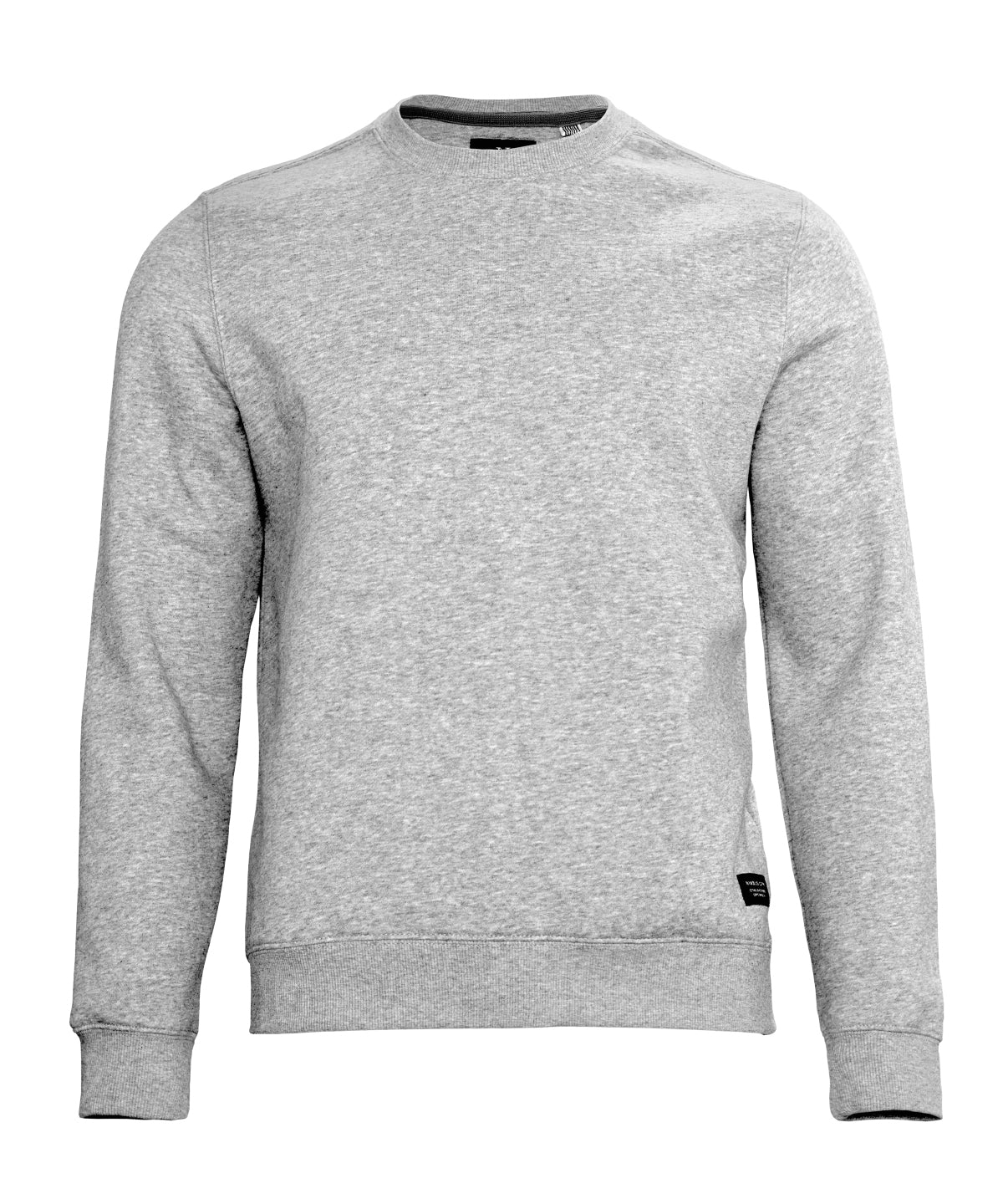 Nimbus Trenton unisex round neck sweatshirt in Grey Melange, front view