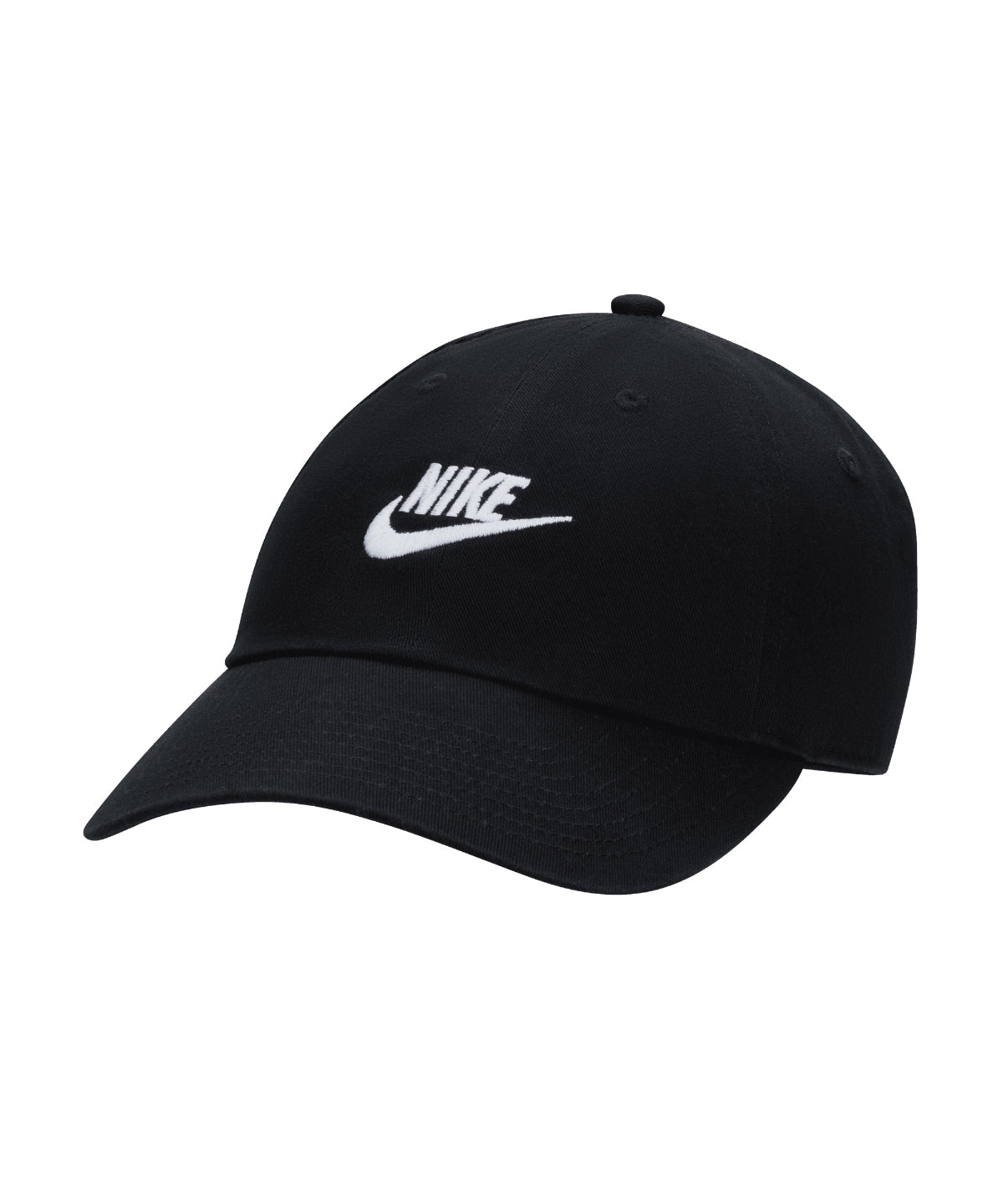 Nike Club cap in Black/White, front view