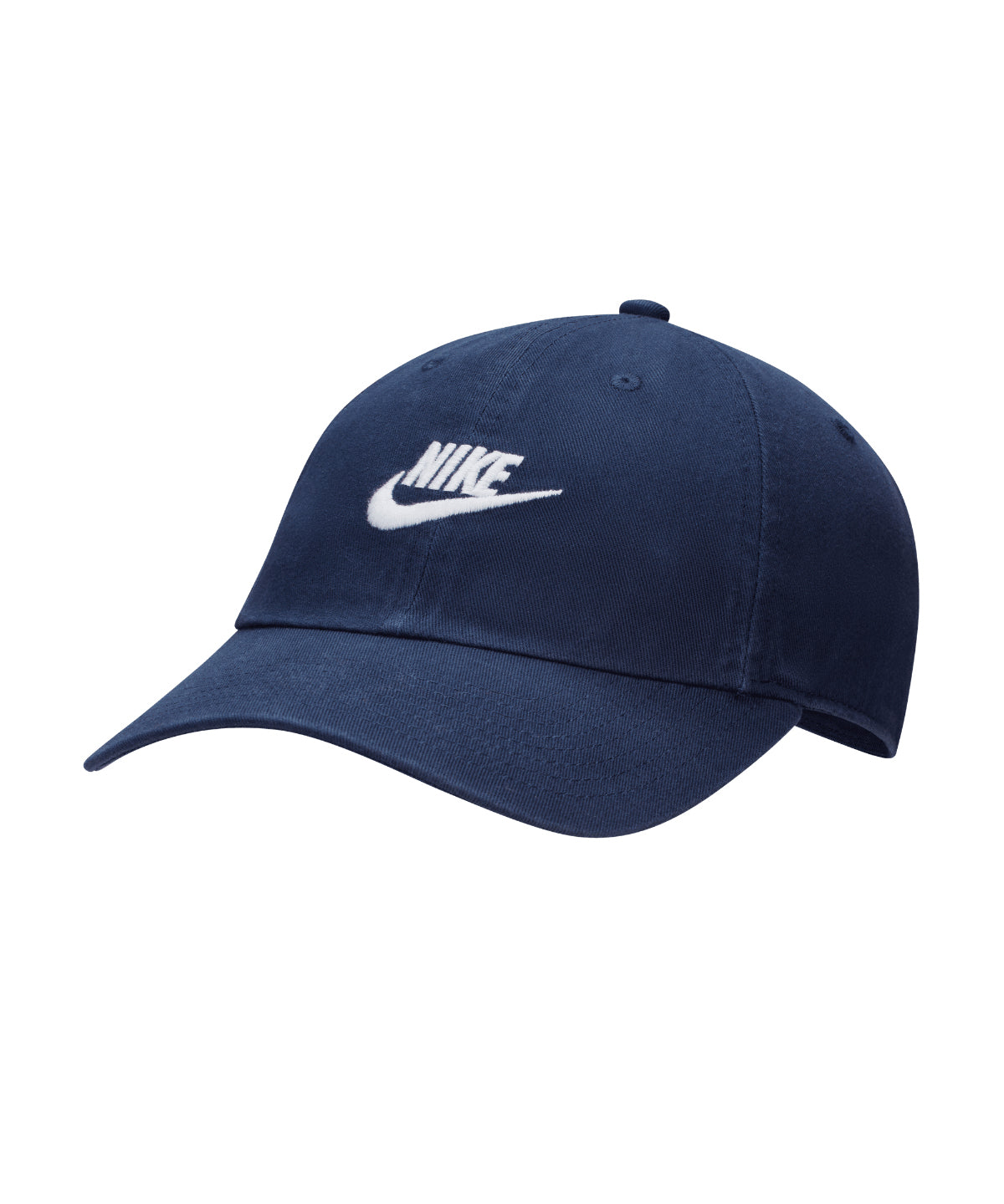 Nike Club cap in Midnight Navy/White, front view