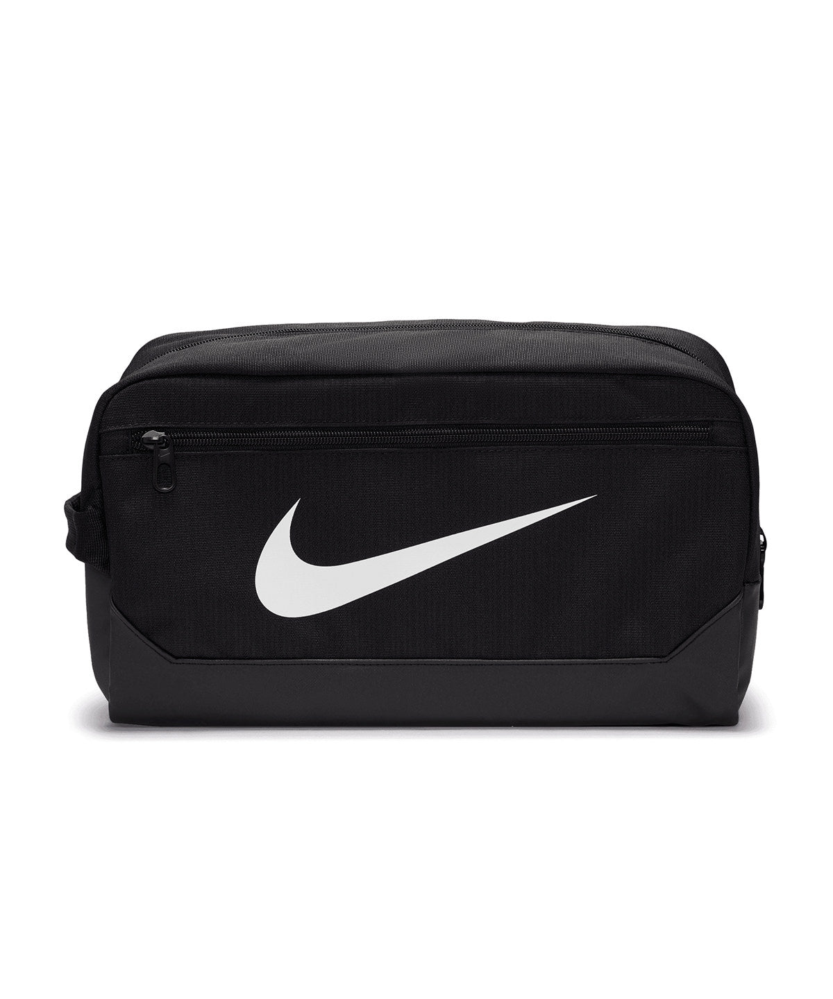 Nike Brasilia shoe bag 9.5 in Black/White, front view