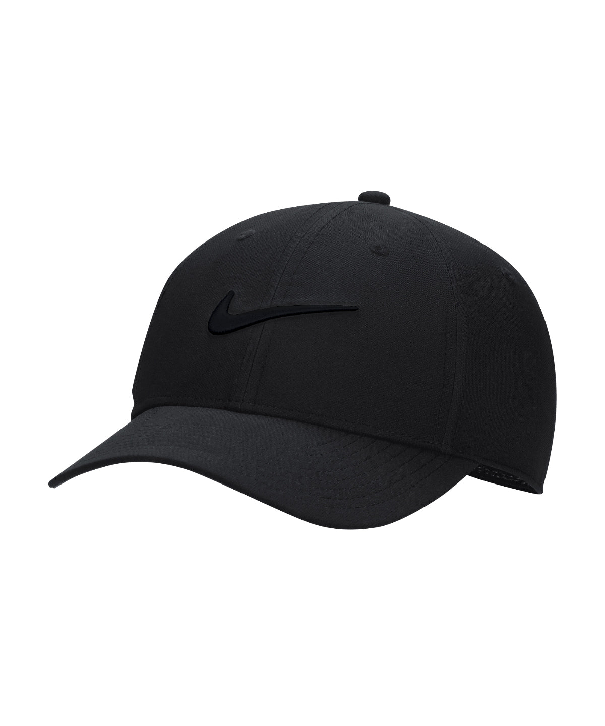 Nike Dri-FIT Club cap in Black/Black, front view