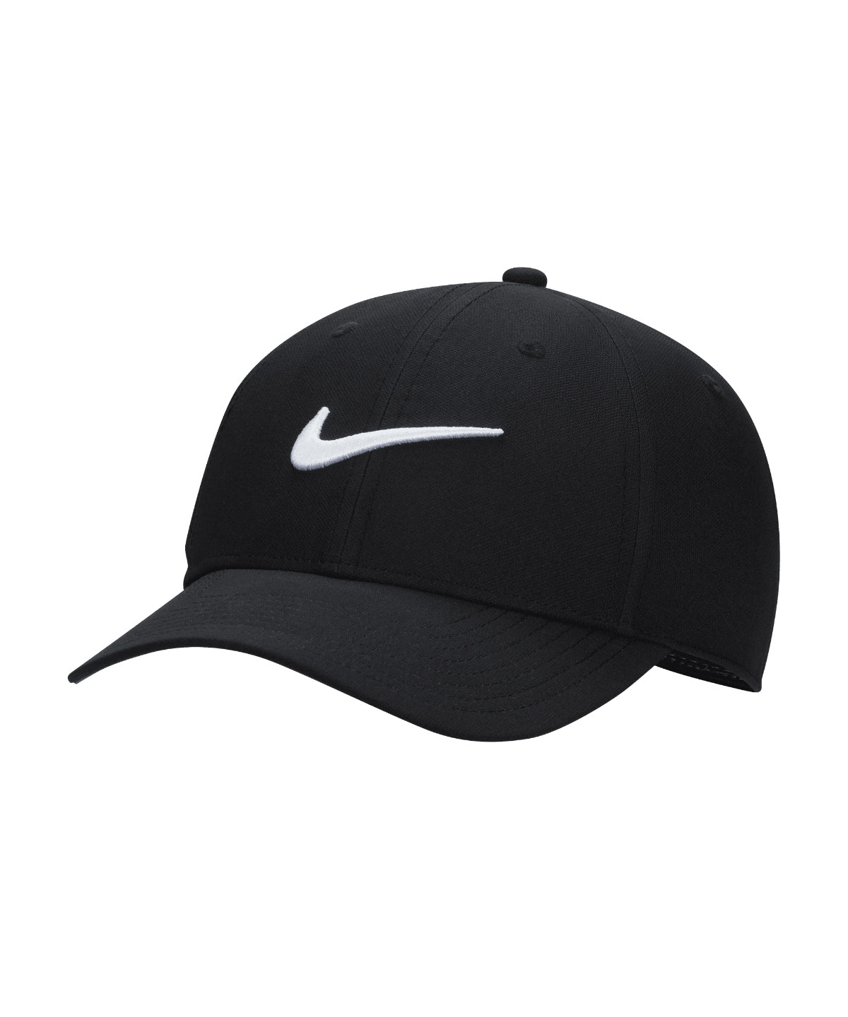 Nike Dri-FIT Club cap in Black/White, front view