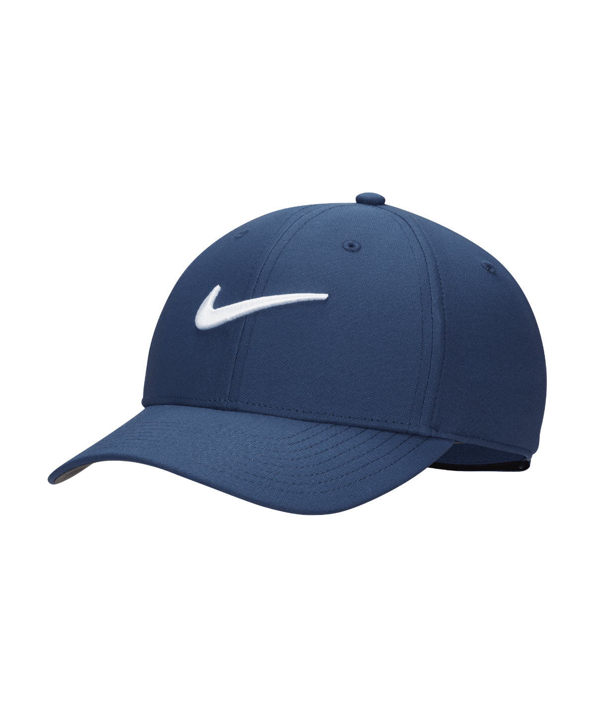 Nike Dri-FIT Club cap in Midnight Navy/White, front view