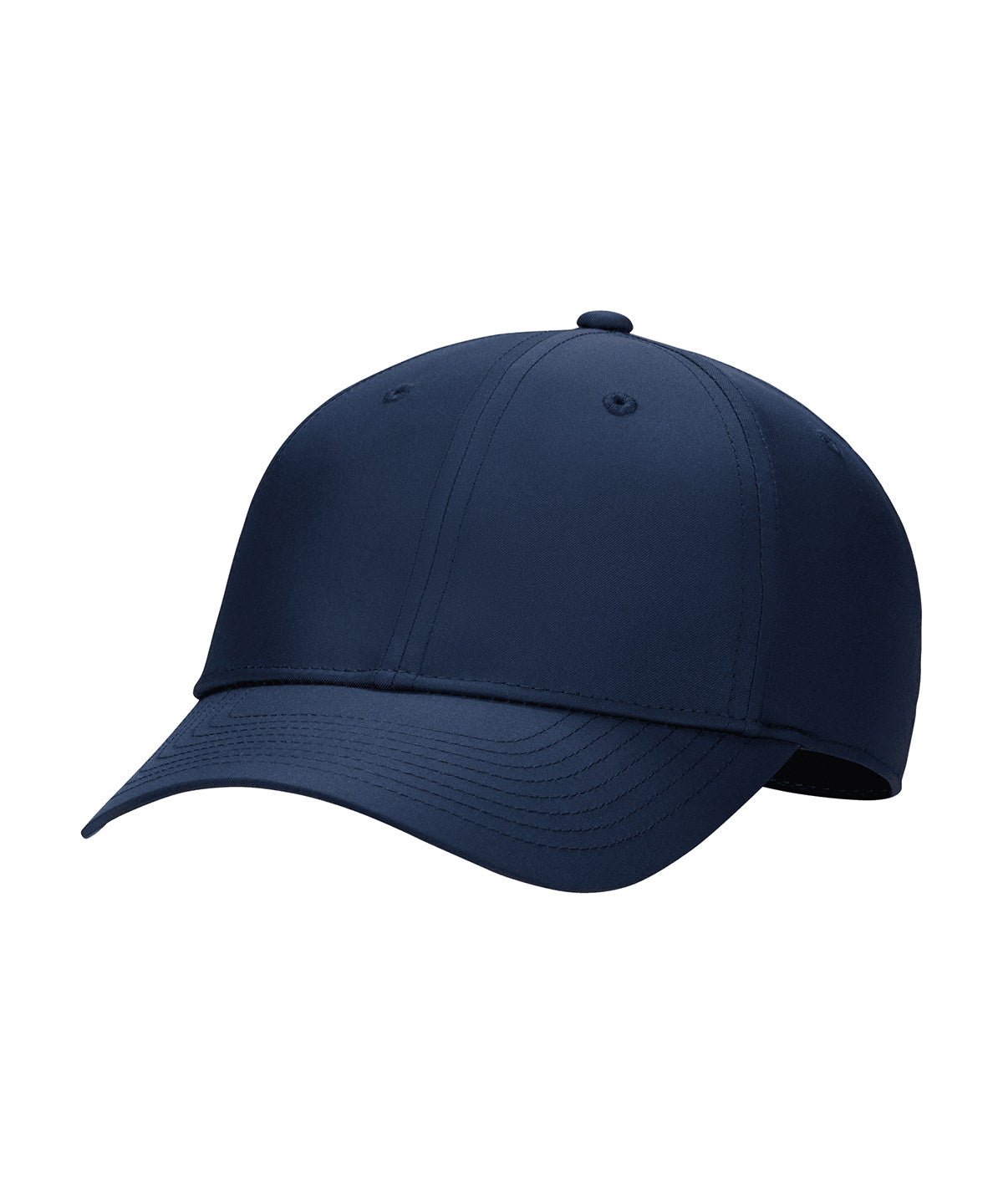 Nike Dri-FIT Club cap CB custom in College Navy/White, front view
