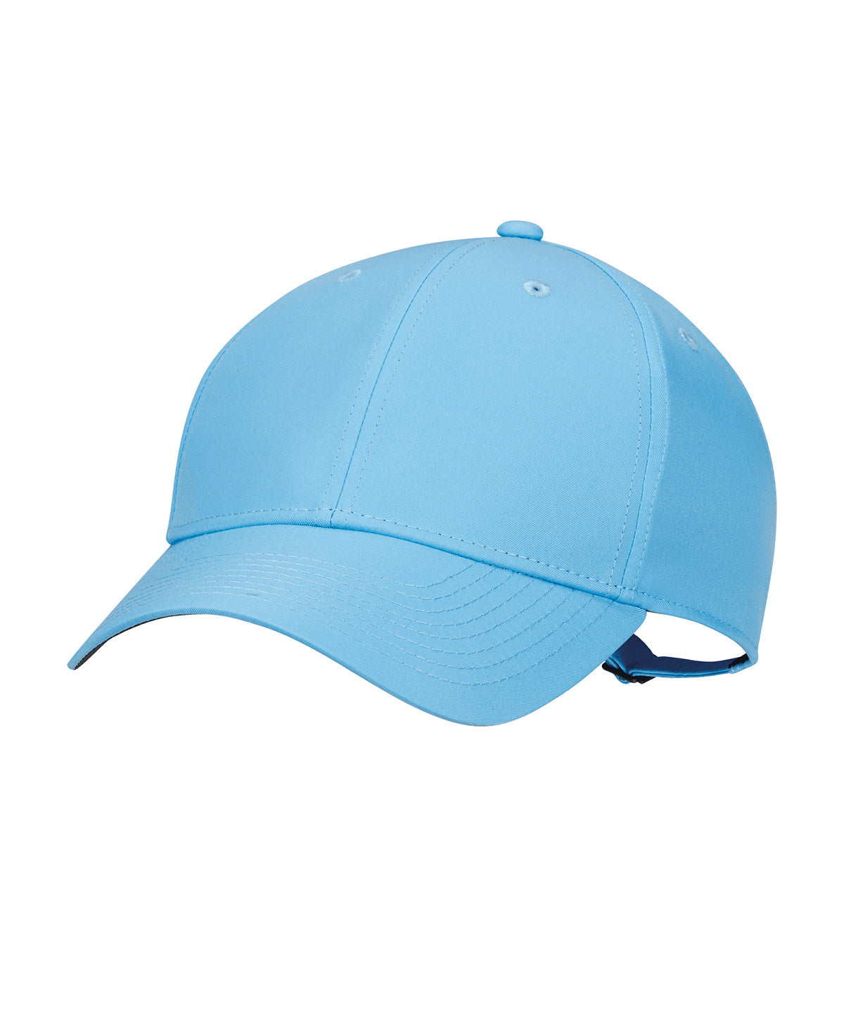 Nike Dri-FIT Club cap CB custom in University Blue/White, front view